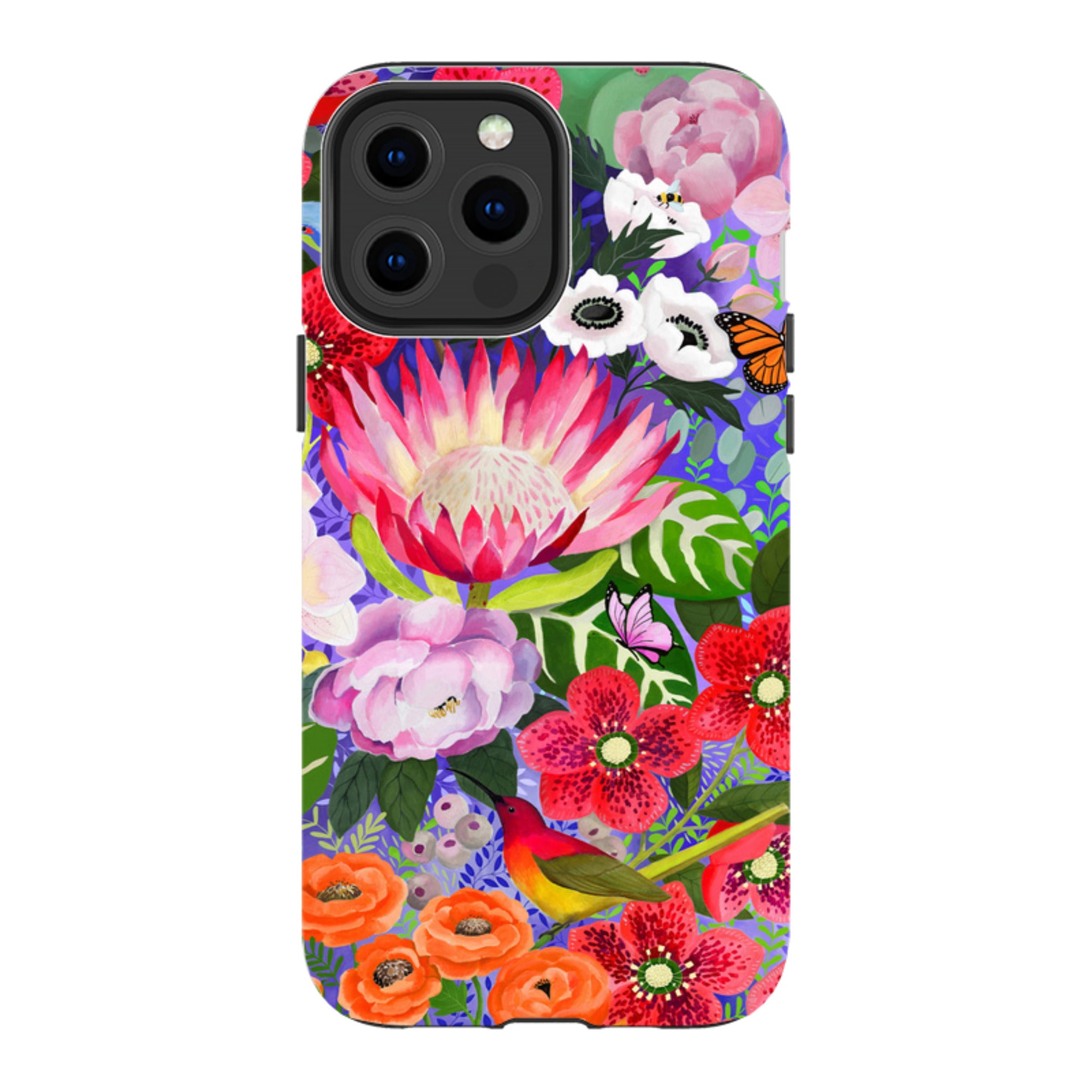 iPhone Tough Case - Exotic Birds By Bex Parkin