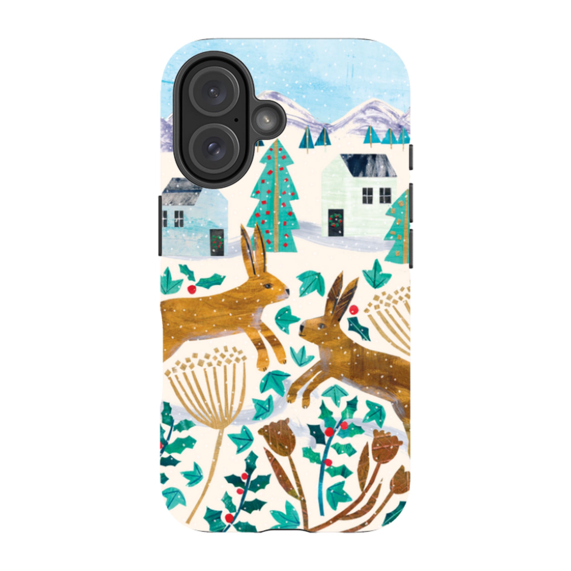 iPhone MagSafe Tough Case - Xmas Hare By Tracey English