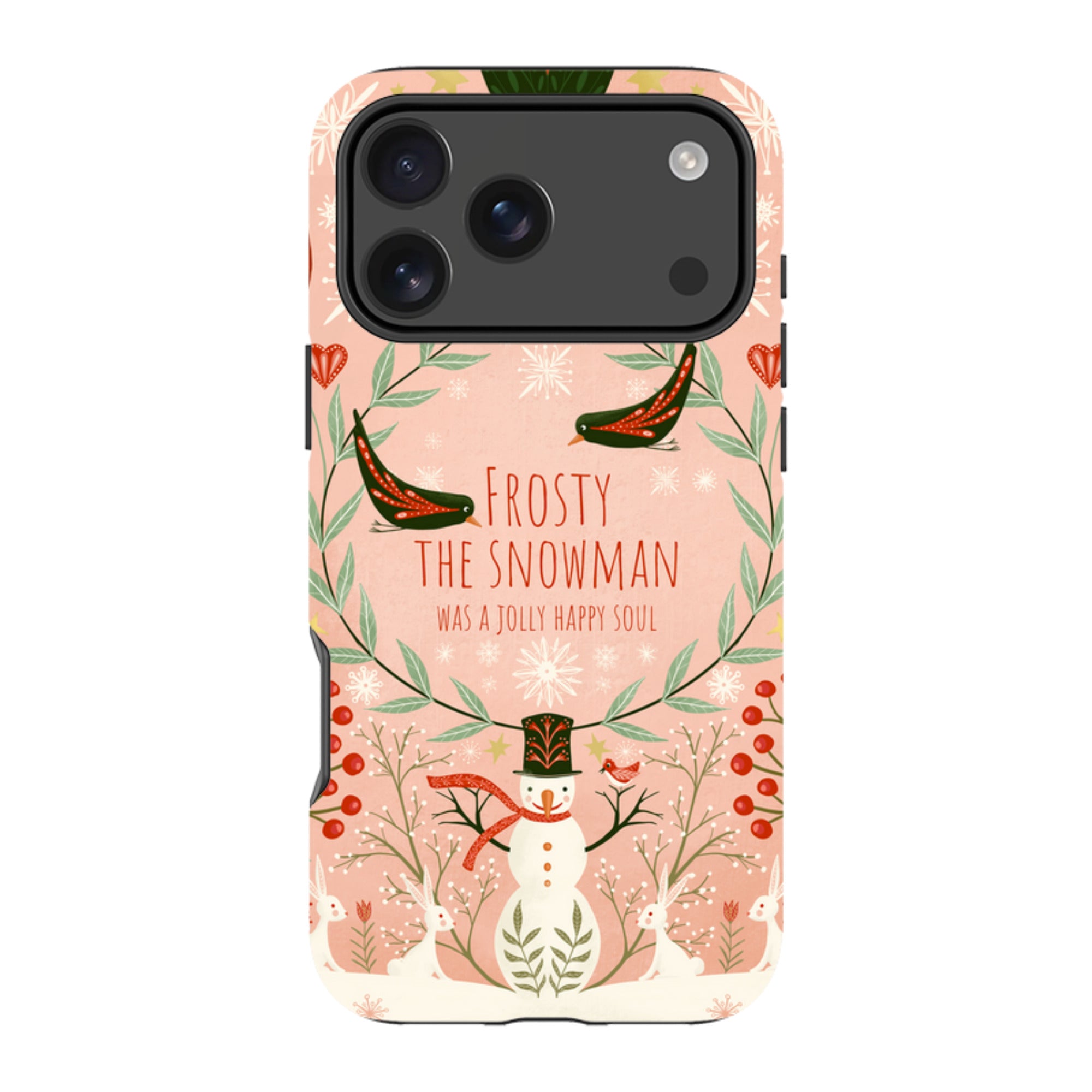 iPhone Tough Case -Frosty The Snow Man By Maja Lindberg
