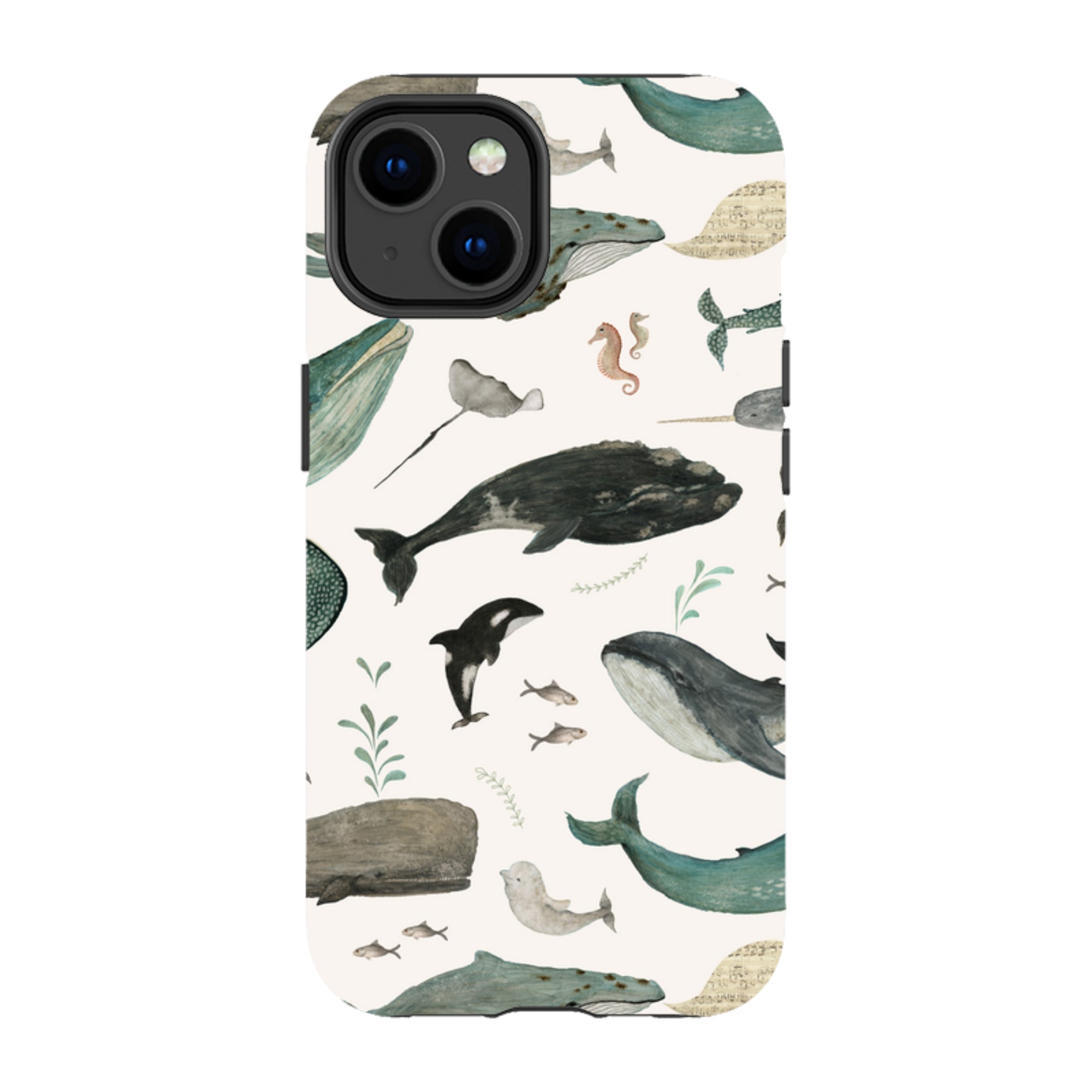 iPhone Tough Case - Whale Song By Katherine Quinn