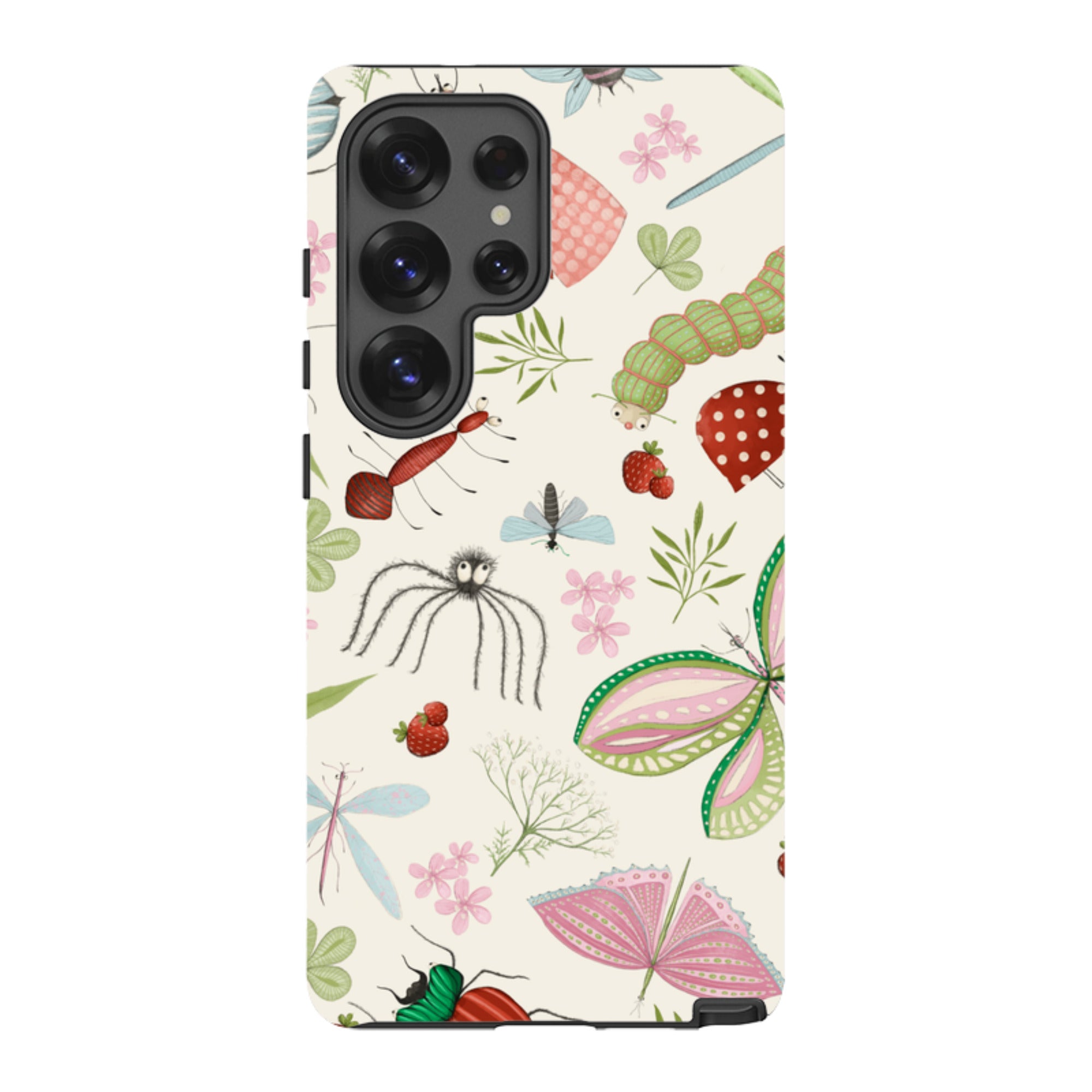 Samsung Tough Case - Insects Pattern By Maja Lindberg