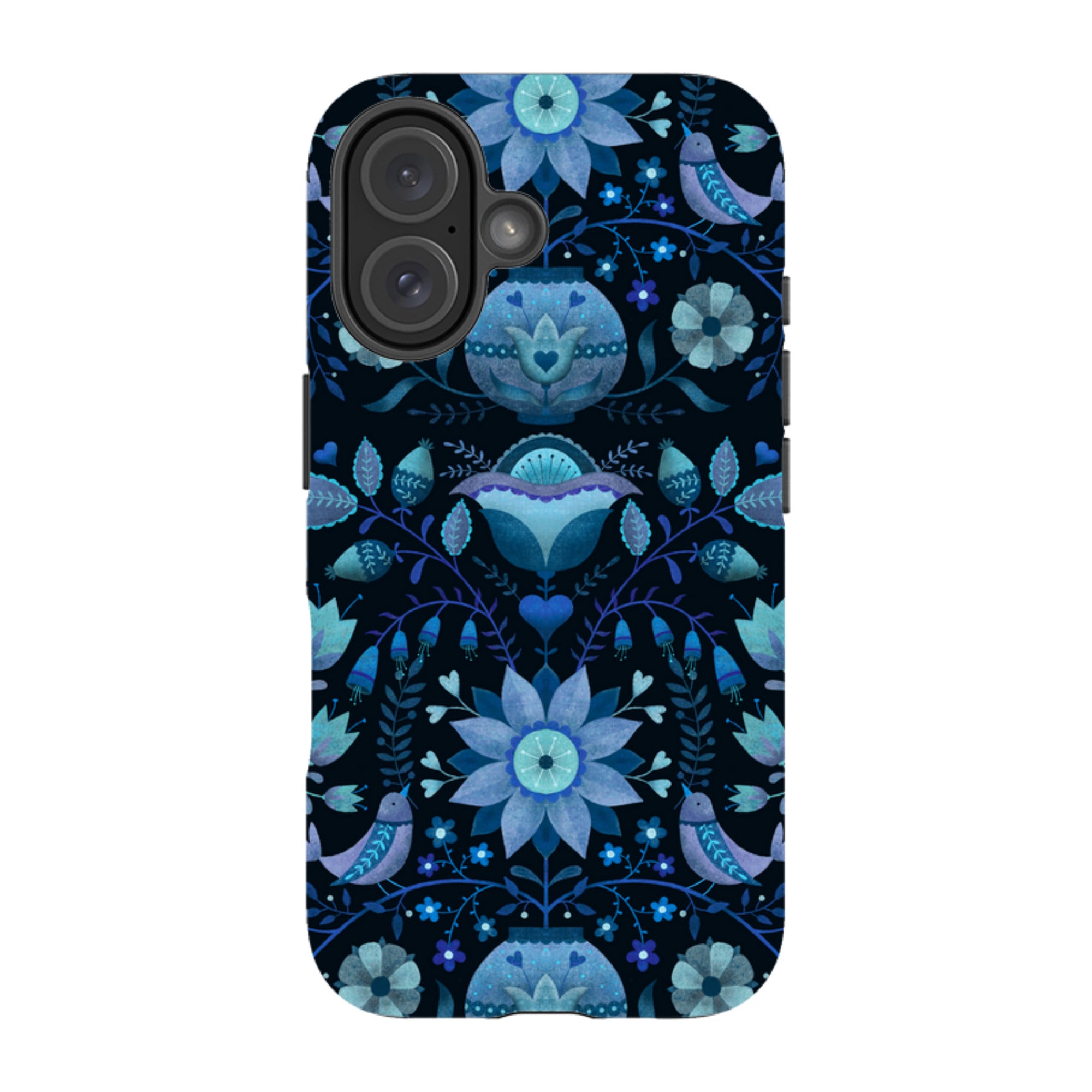 iPhone MagSafe Tough Case -  Blue Folk By Suzy Taylor