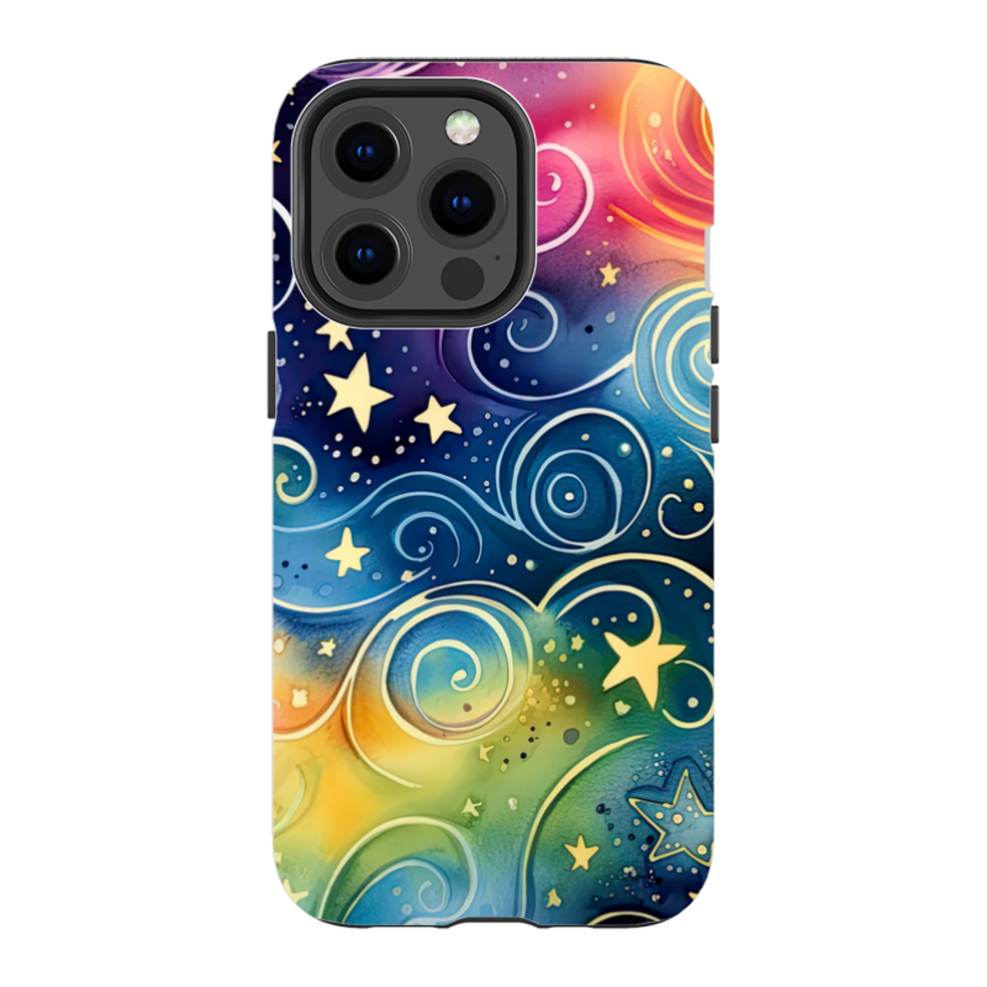 iPhone MagSafe Tough Case - Rainbow Stars