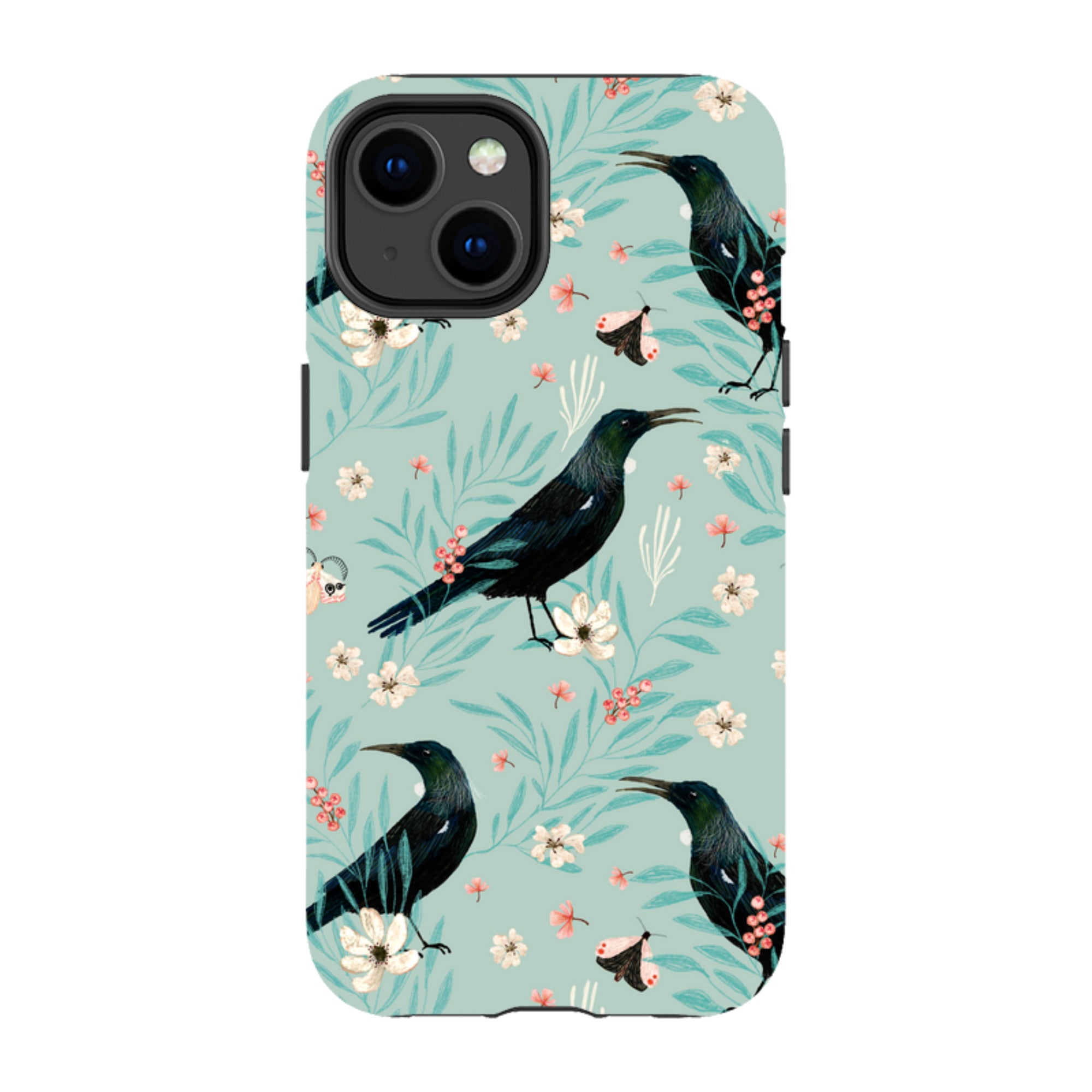iPhone Tough Case - Tui Light Blue By Katherine Quinn