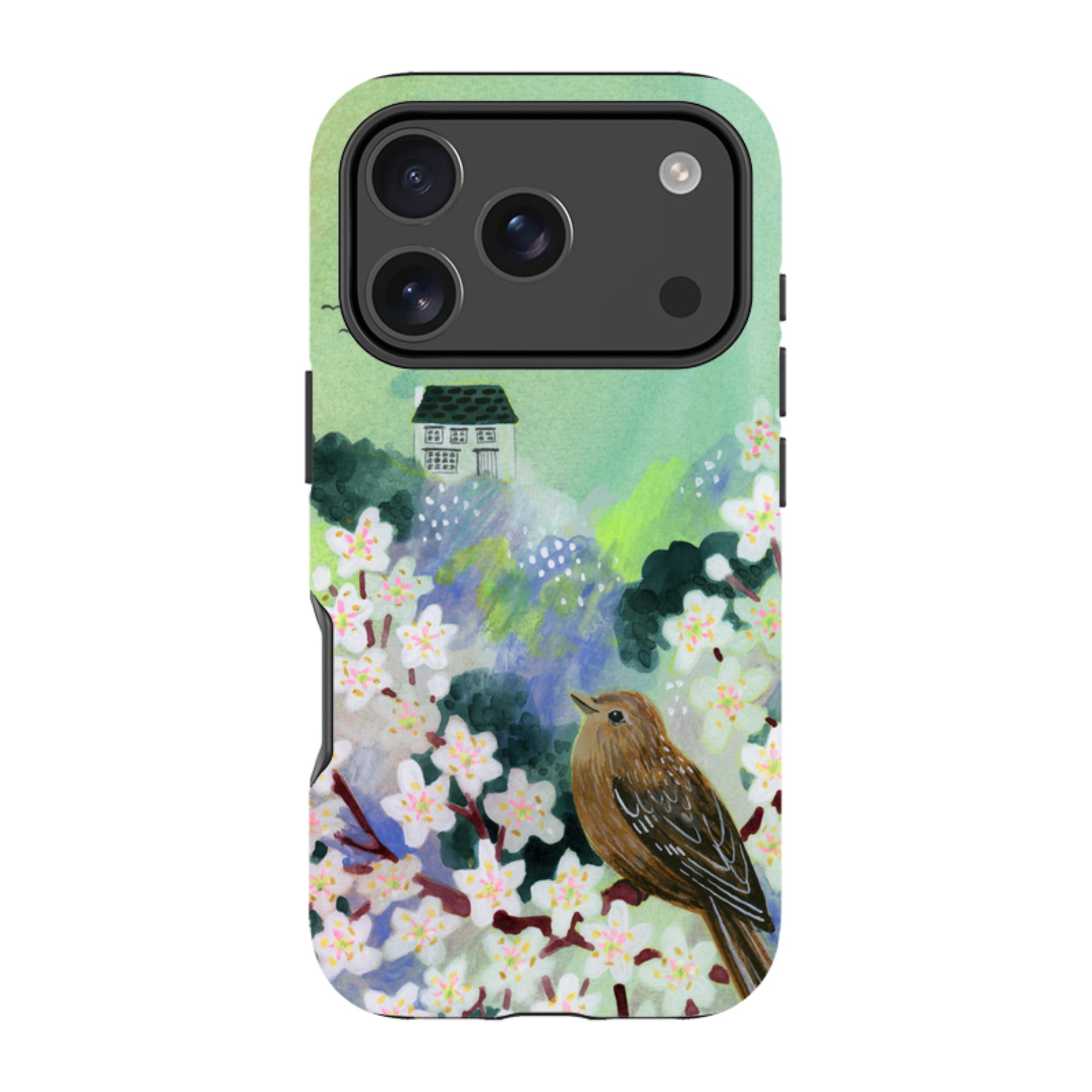 iPhone Tough Case - Blackthorn in the Valley By Lee Foster Wilson