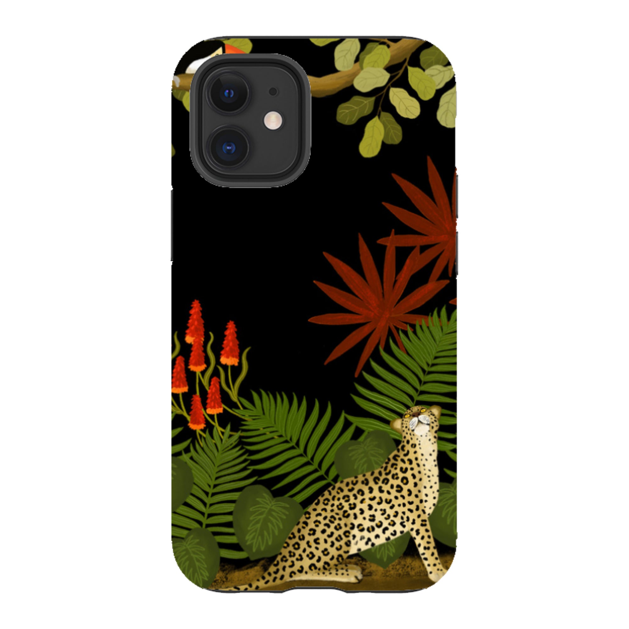 iPhone Tough Case - Toucan Leopard By Bex Parkin