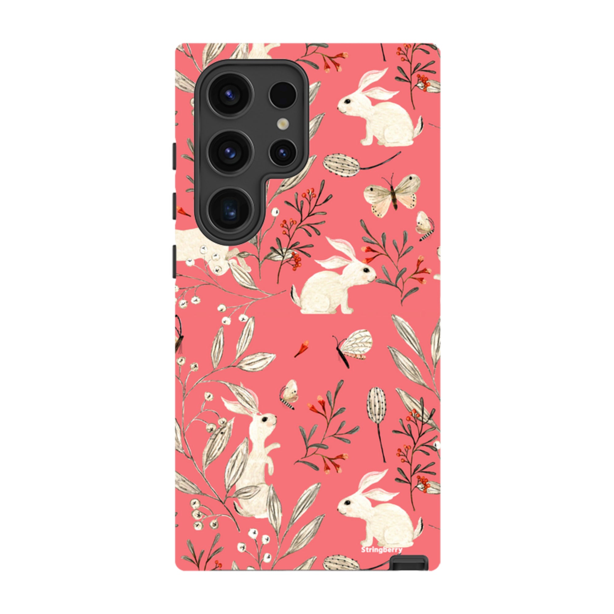 Samsung Tough Case - Bunnies Raspberries By Katherine Quinn