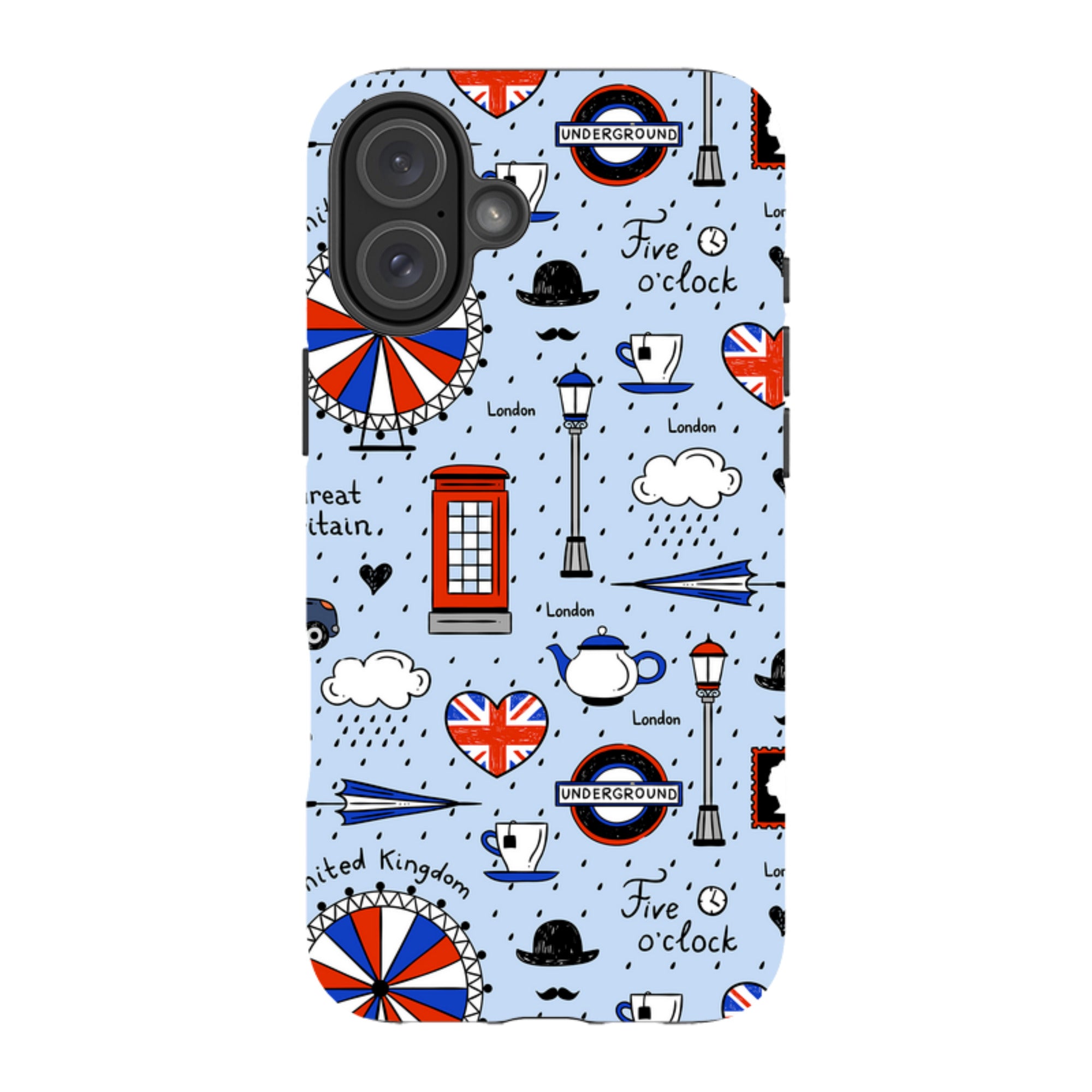 iPhone MagSafe Tough Case -  Blue London