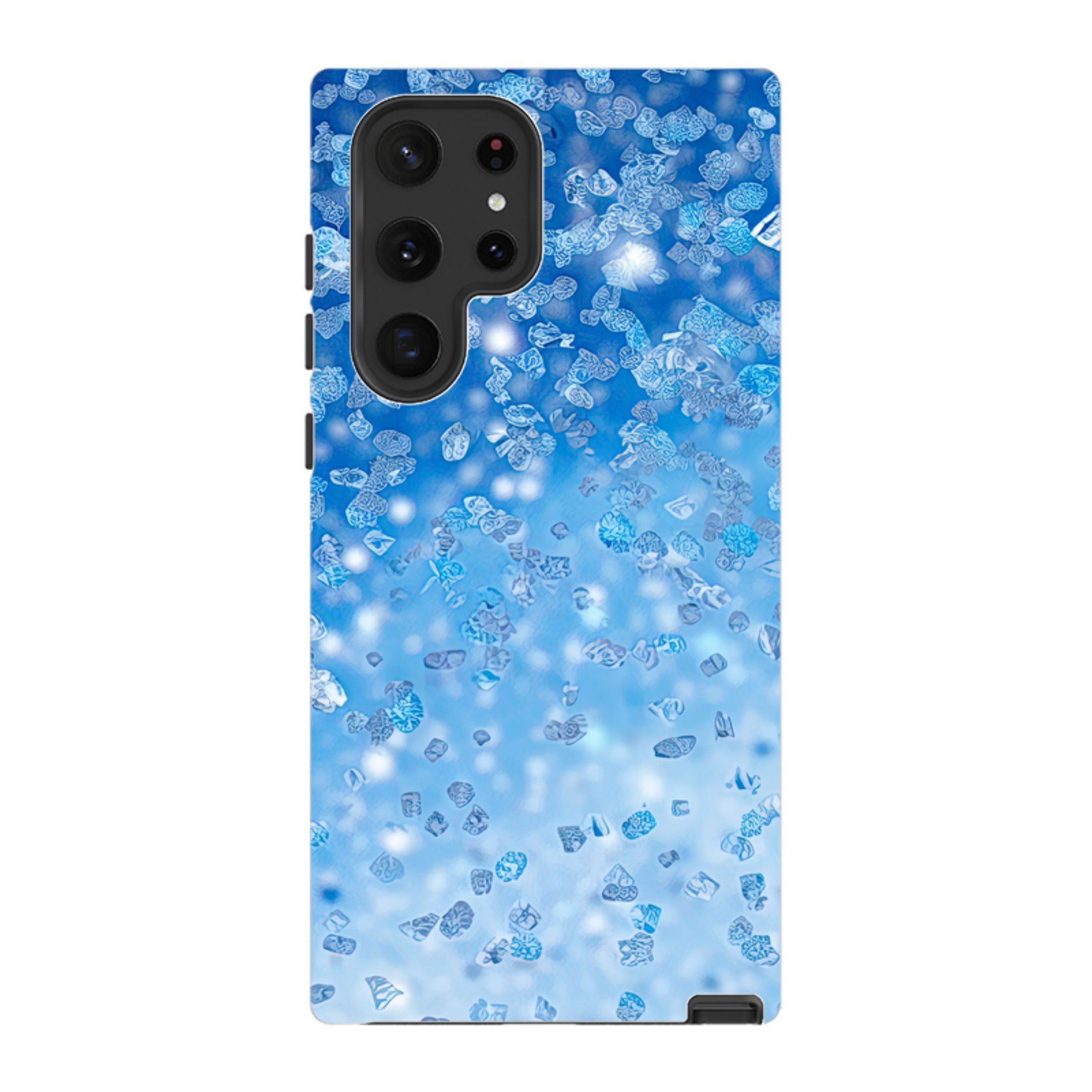 Samsung Tough Case - Blue Glitter (Case Does Not Glitter)
