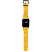Honey and Silver Dots Apple Watch Strap