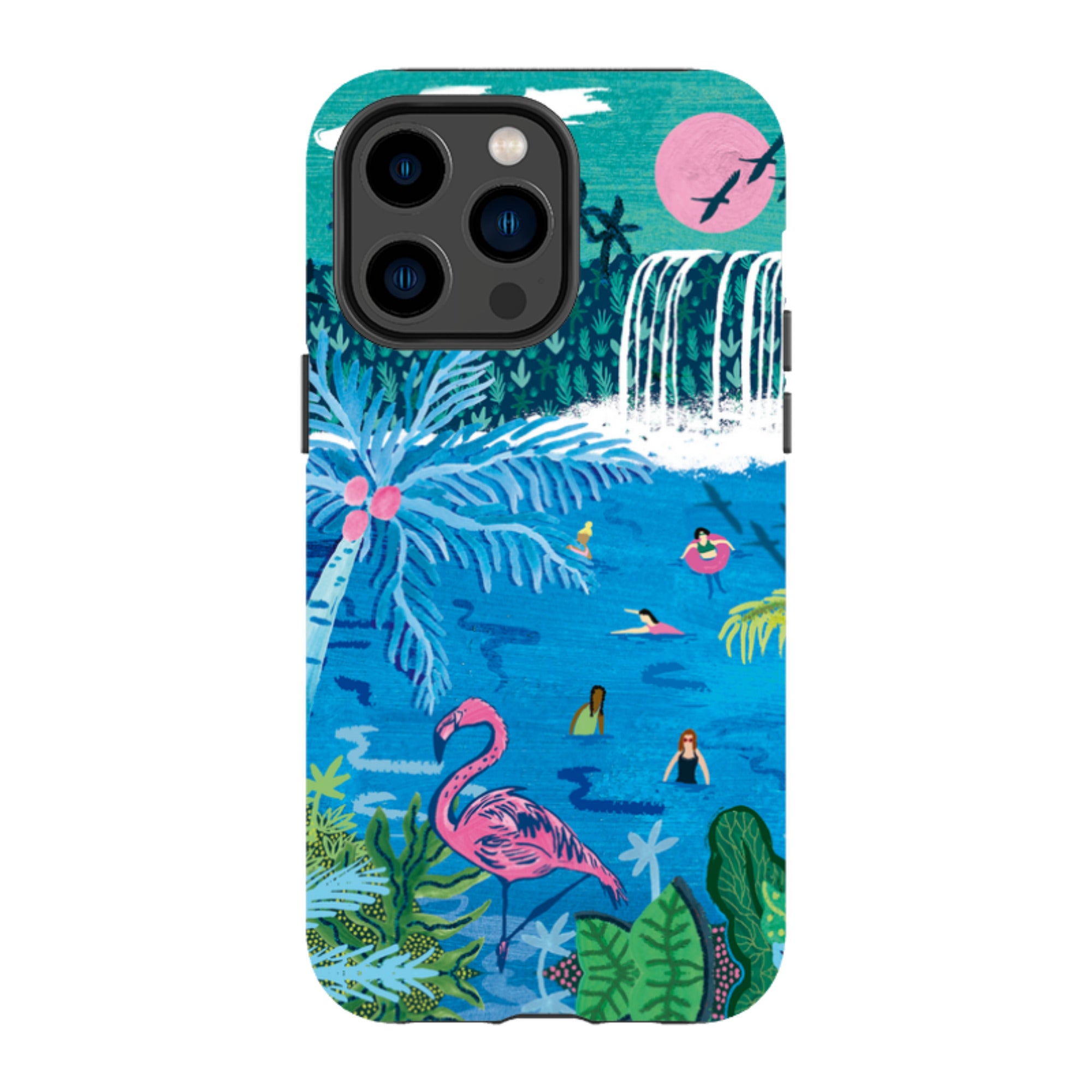 iPhone Tough Case - Palm Pool By Emma Frances Grant