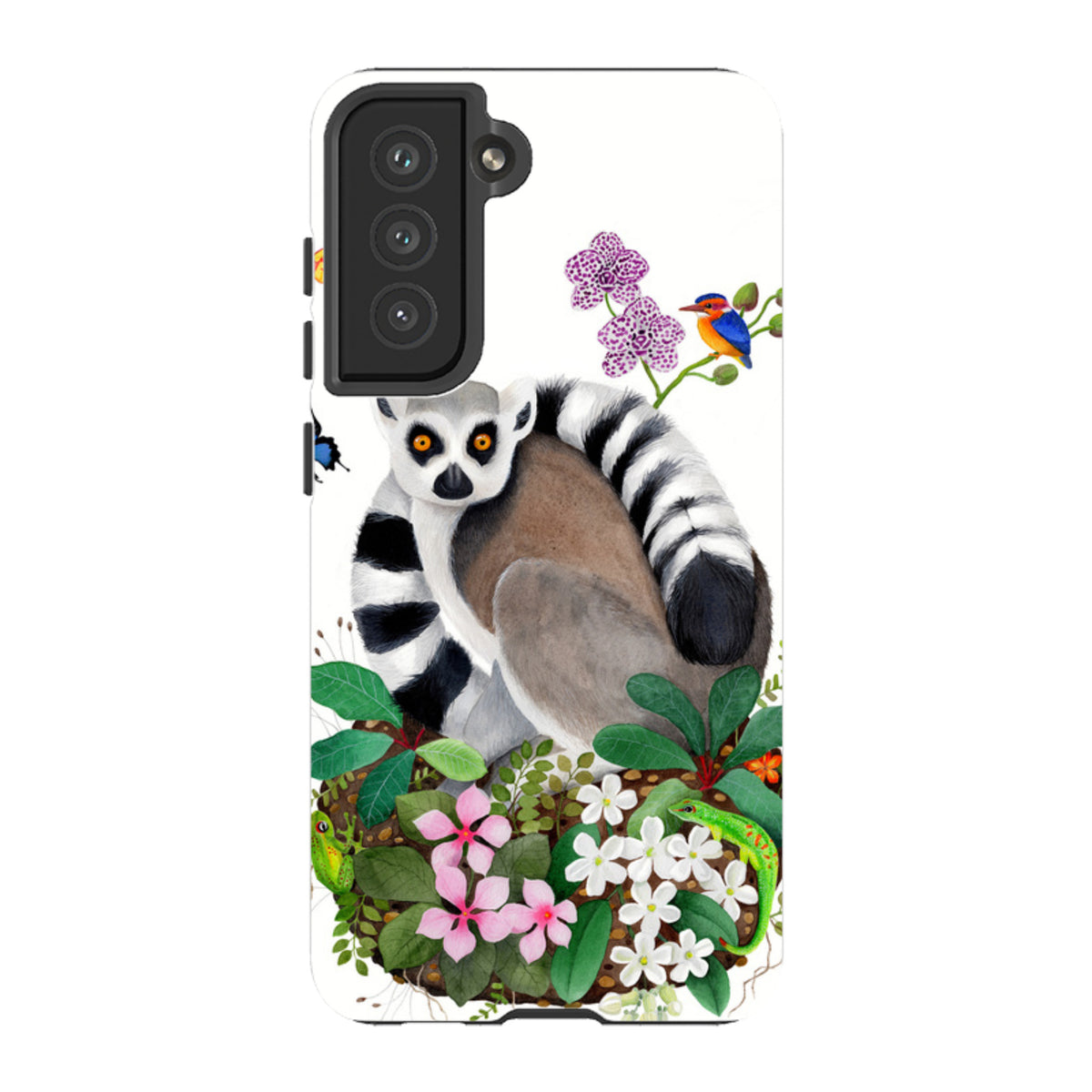 Samsung Tough Case - Madagascar Lemur By Bex Parkin