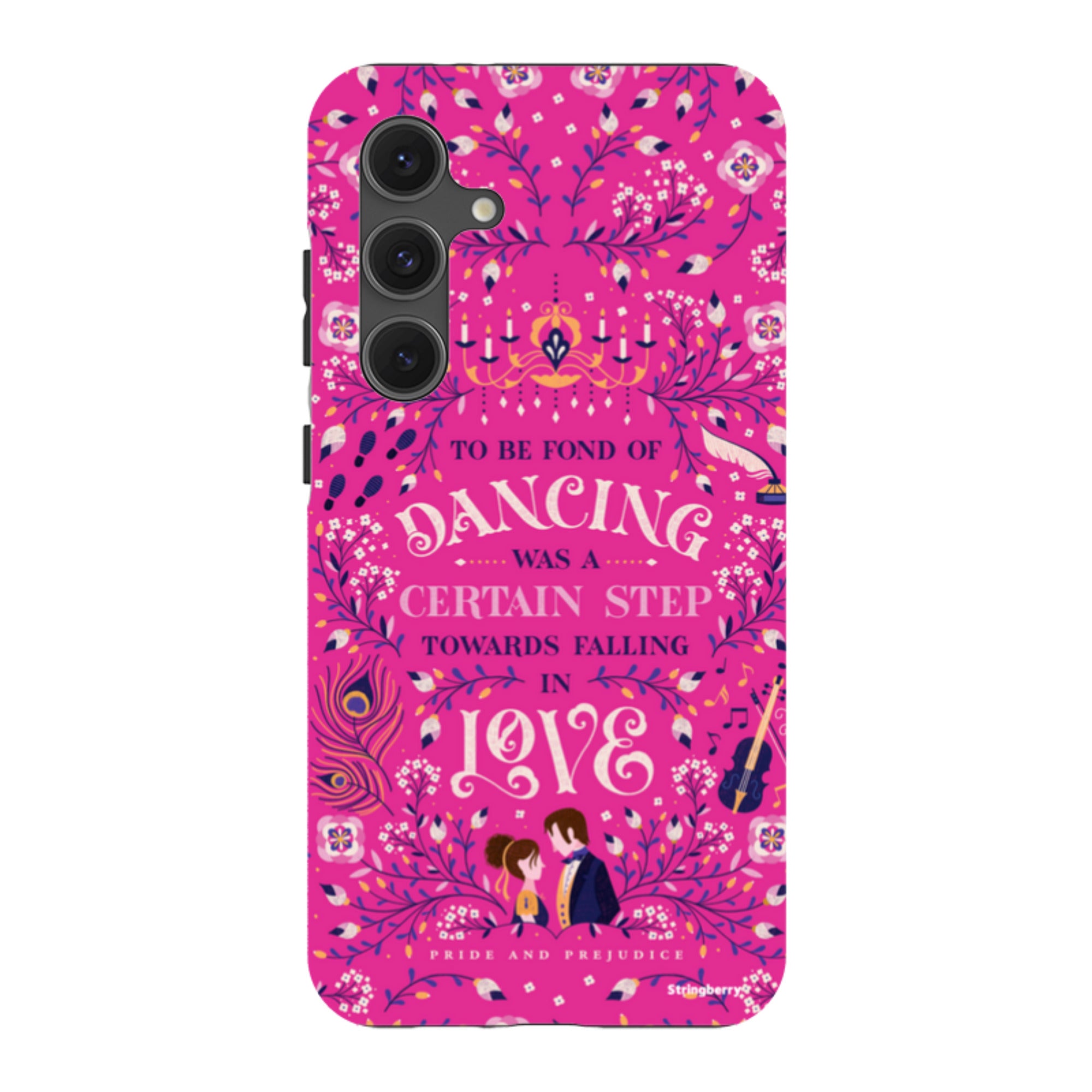 Samsung Tough Case - Pride And Prejudice Pink By Jenny Zemanek