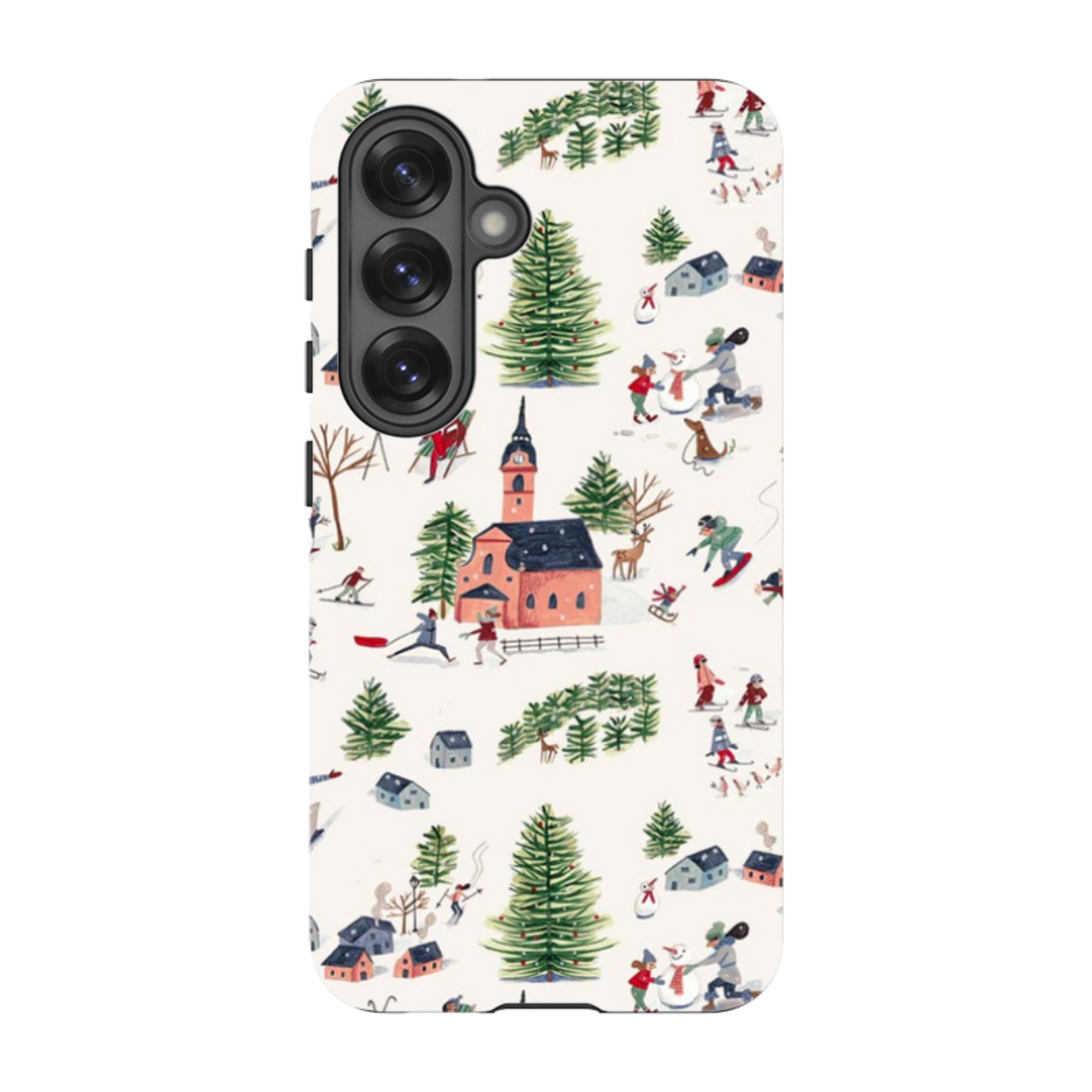Samsung Tough Case - Skiing By Caroline Bonne Muller