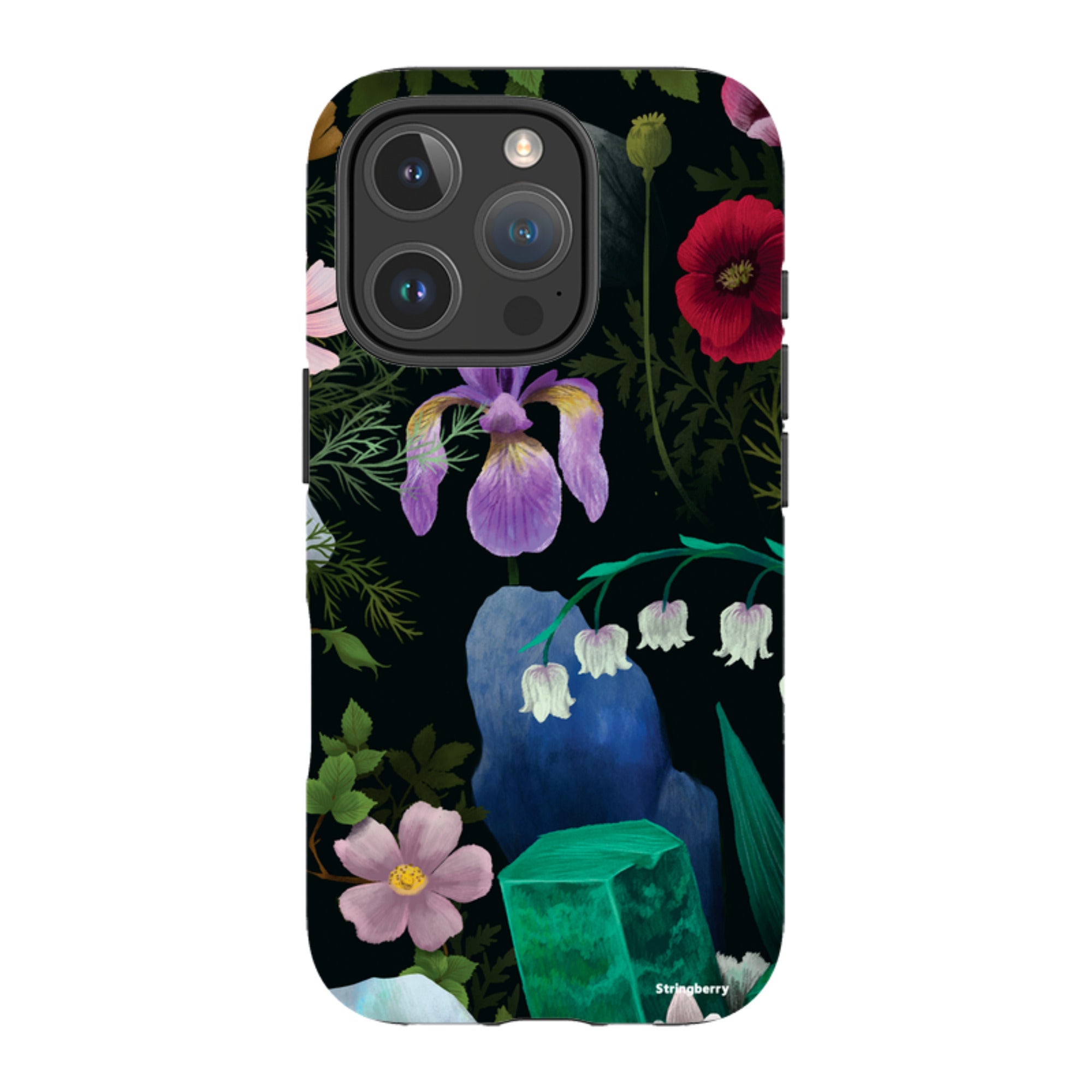 iPhone MagSafe Tough Case - Crystal Flowers II By Anna Stead
