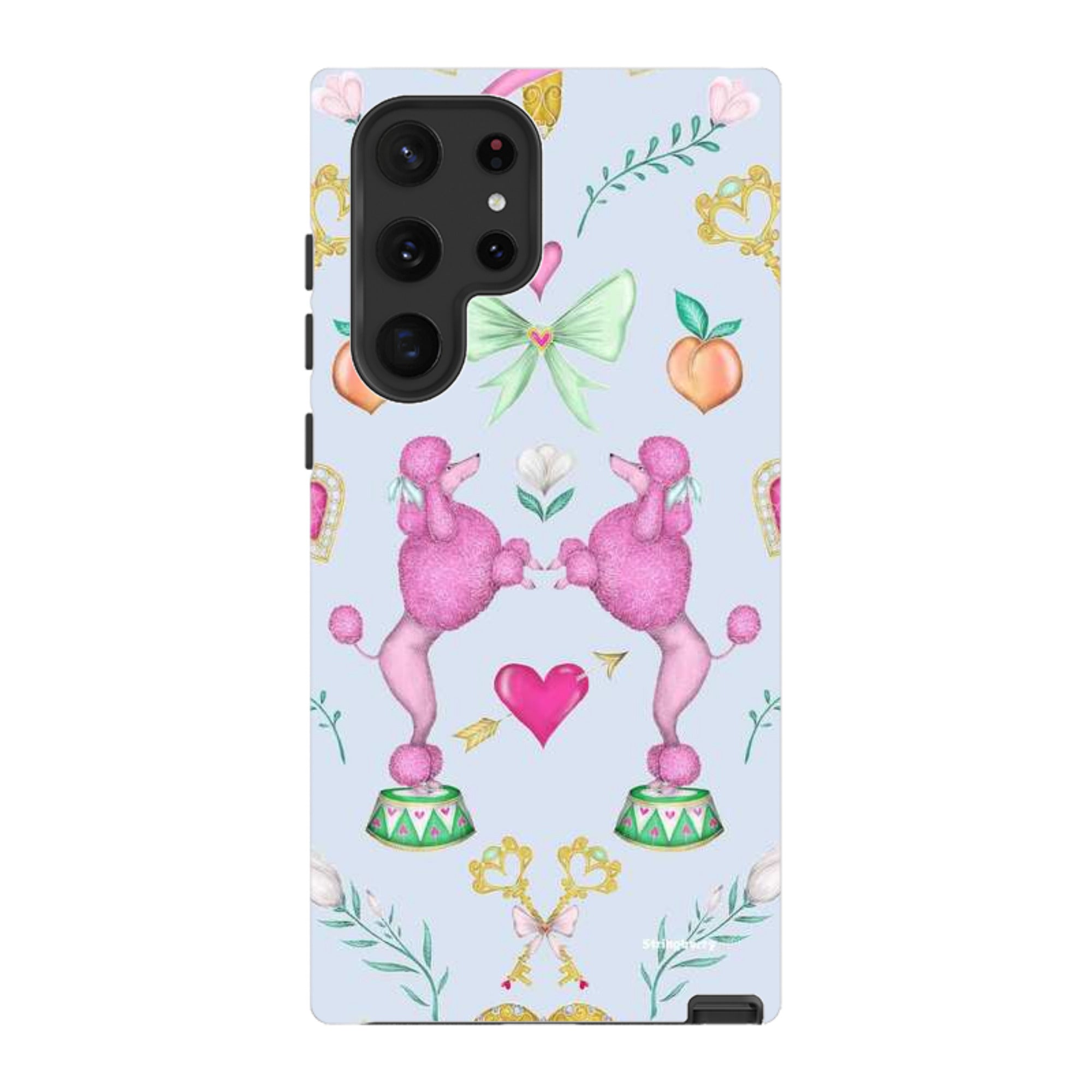 Samsung Tough Case - Pink Poodle Parlour Powder By Catherine Rowe