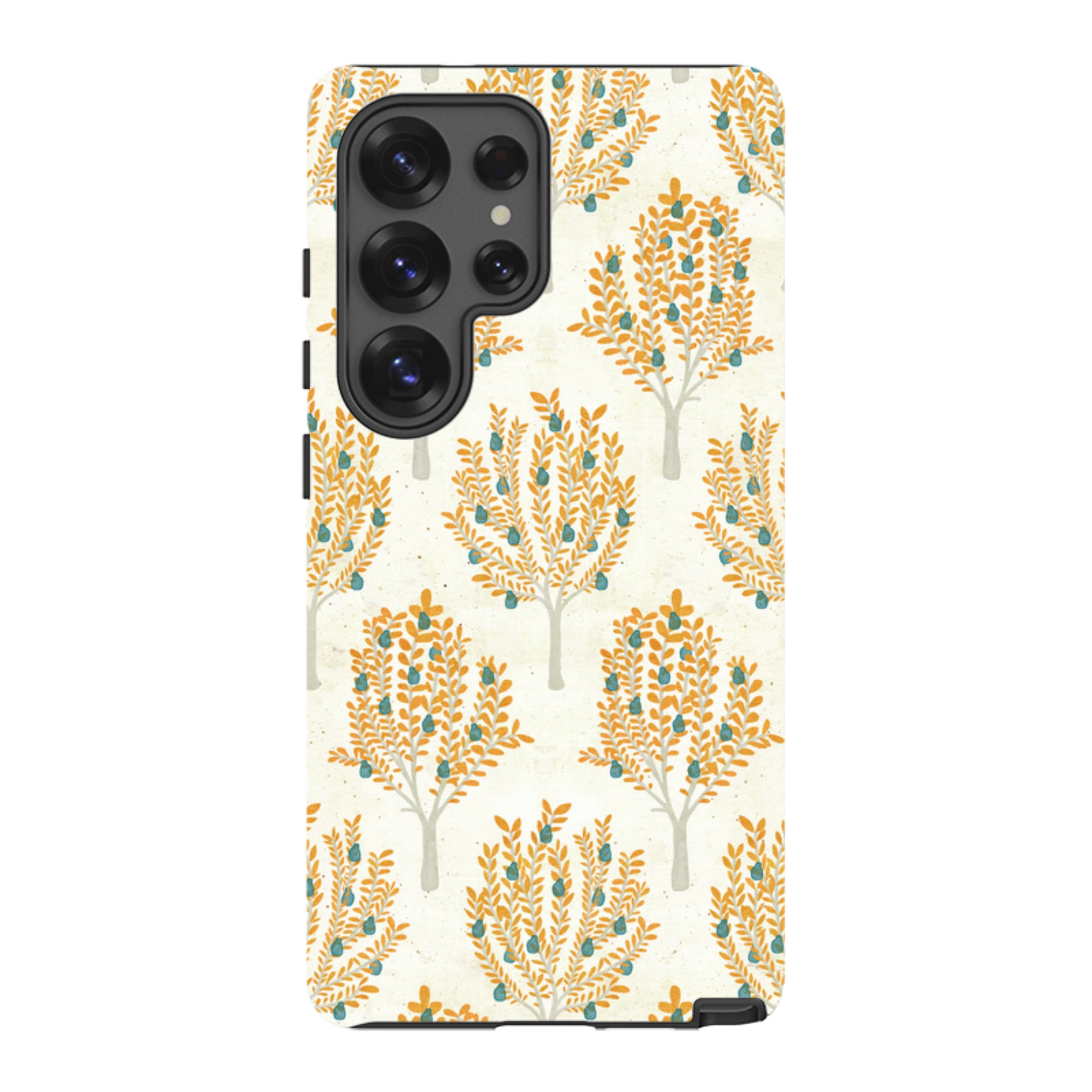 Samsung Tough Case - Pear Trees Cream By Katherine Quinn