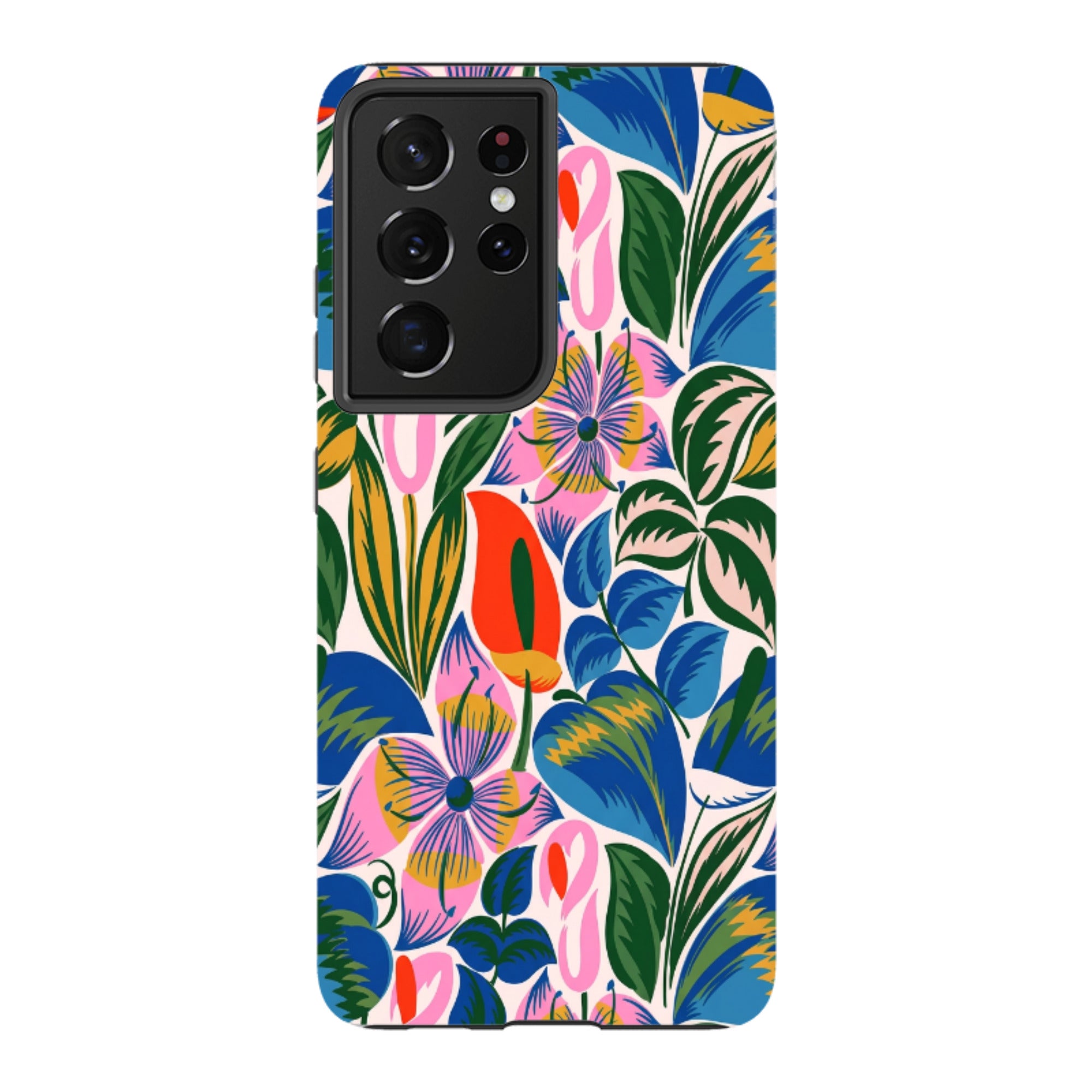 Samsung Tough Case - Retro Tropical Floral