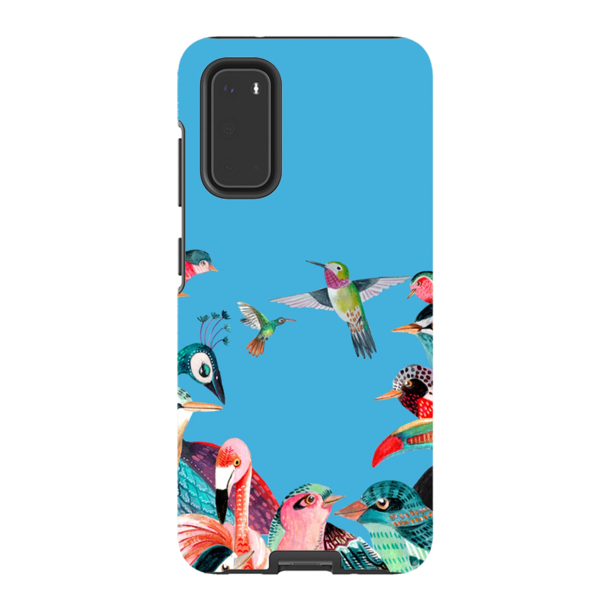 Samsung Tough Case - Blue Birds By Caroline Bonne Muller