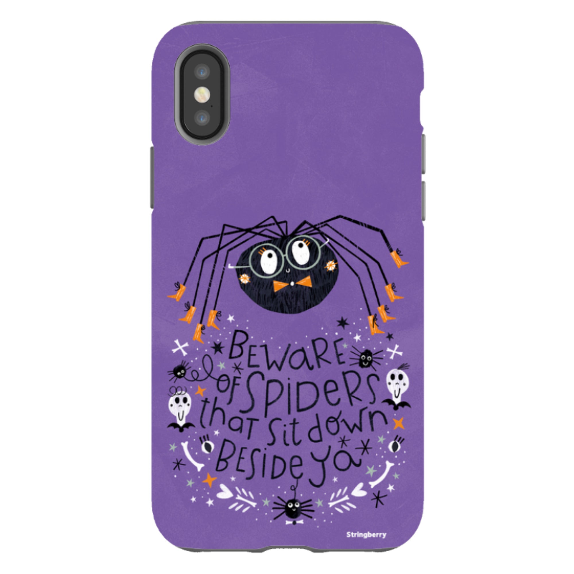 iPhone Tough Case - Spider By Ali Brookes
