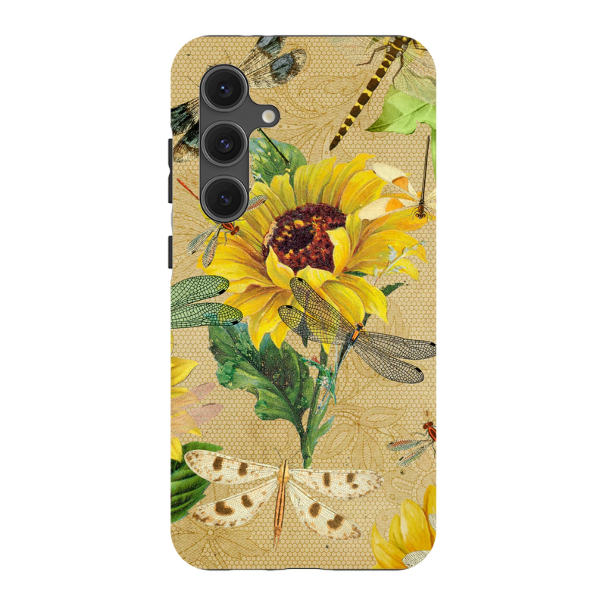 Samsung Tough Case - Dragonflies And Sunflowers