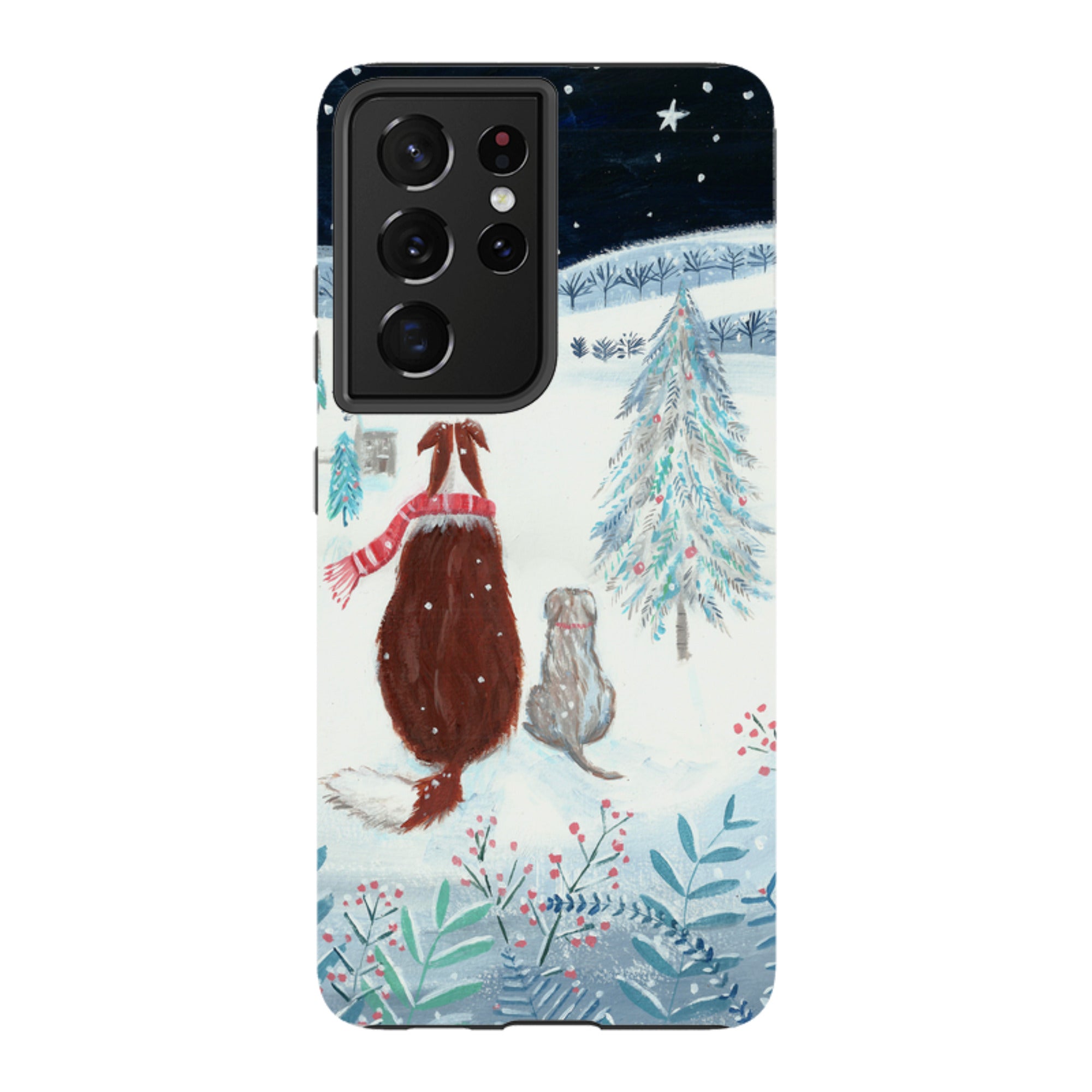 Samsung Tough Case - Snow Dogs By Mary Stubberfield
