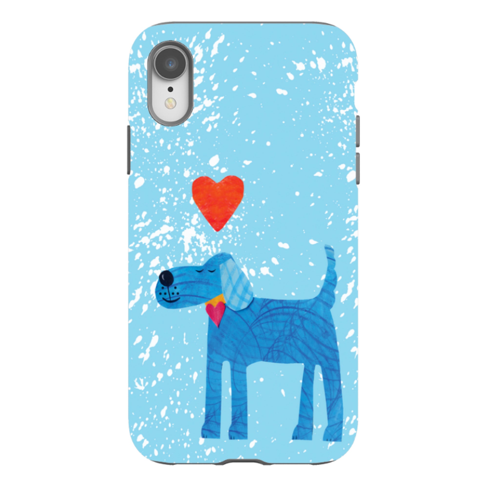 iPhone Tough Case - Blue Dog By Tracey English