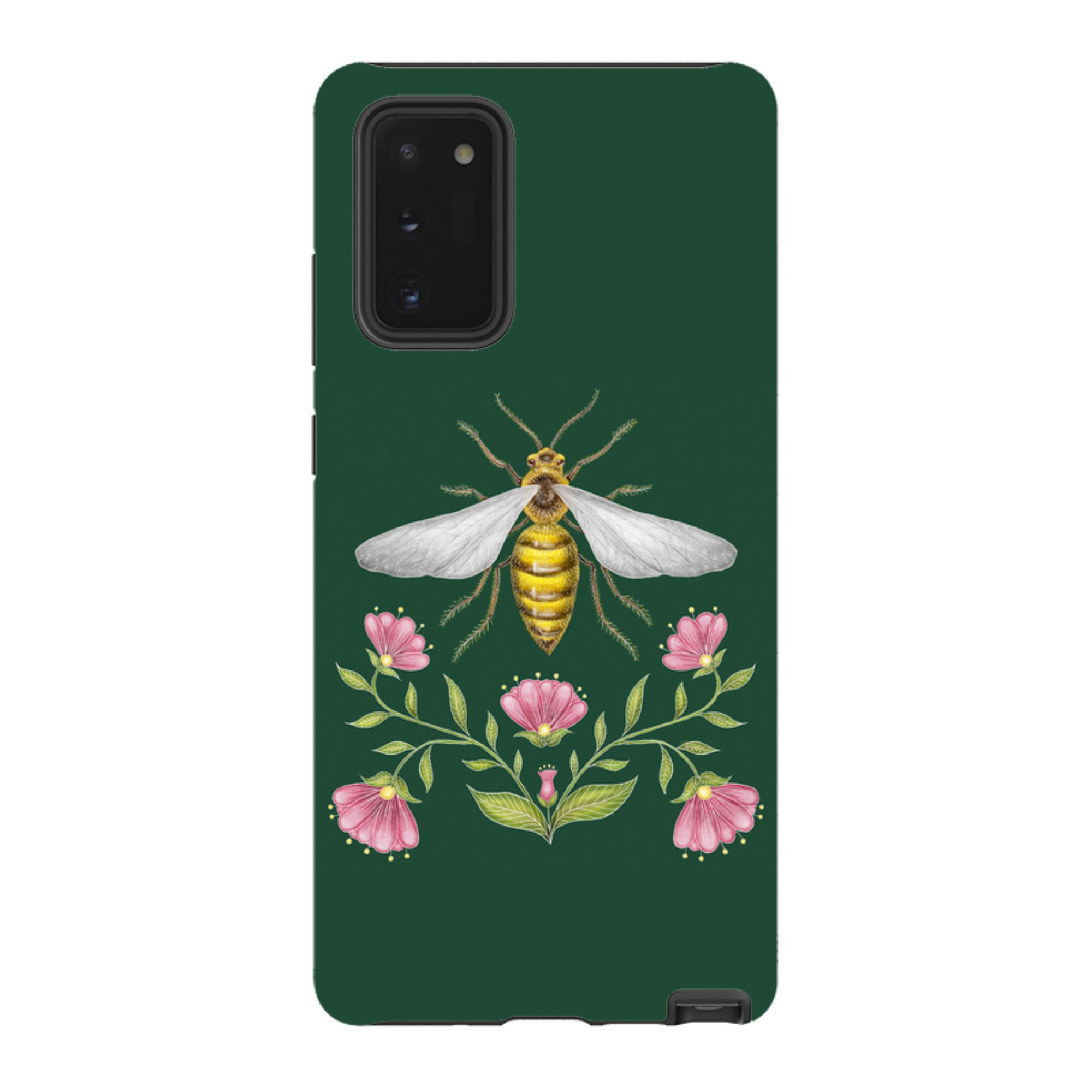 Samsung Tough Case - Wings Of Freedom Emerald By Catherine Rowe