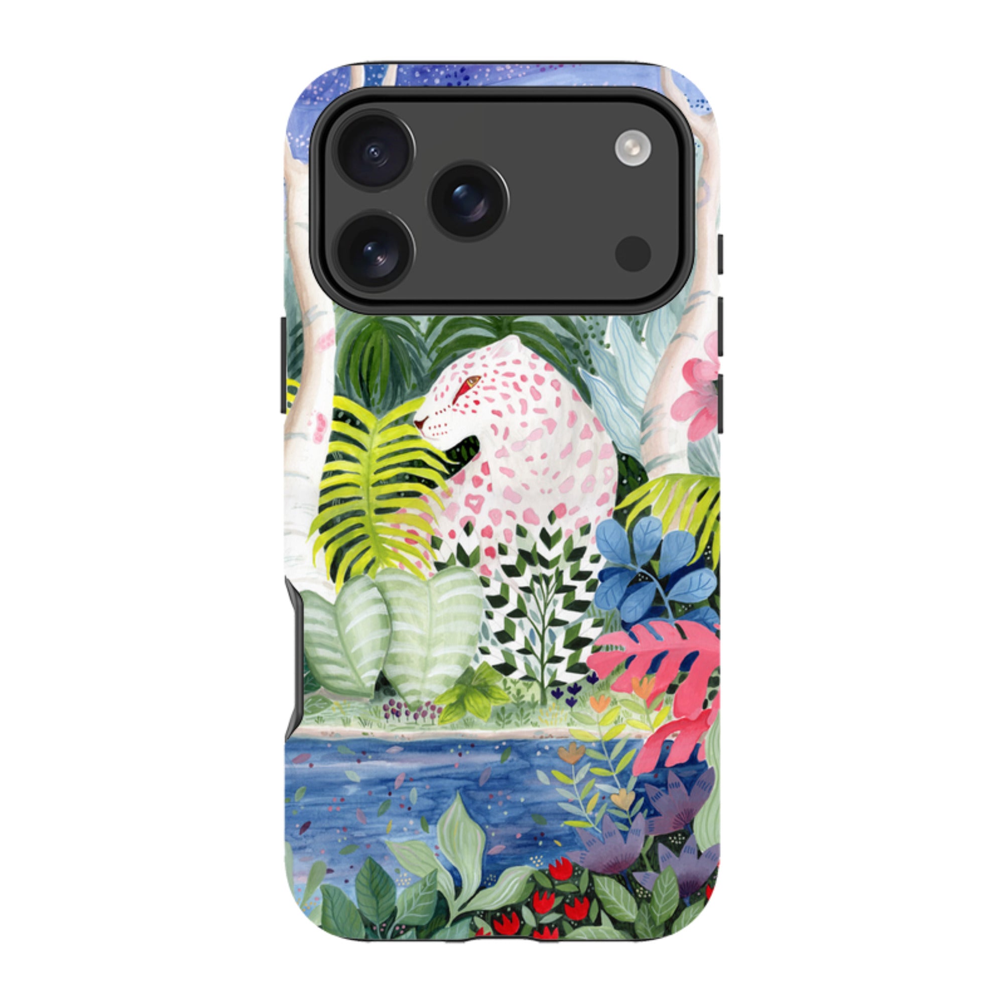 iPhone Tough Case - Cosmic Leopard By Bex Parkin