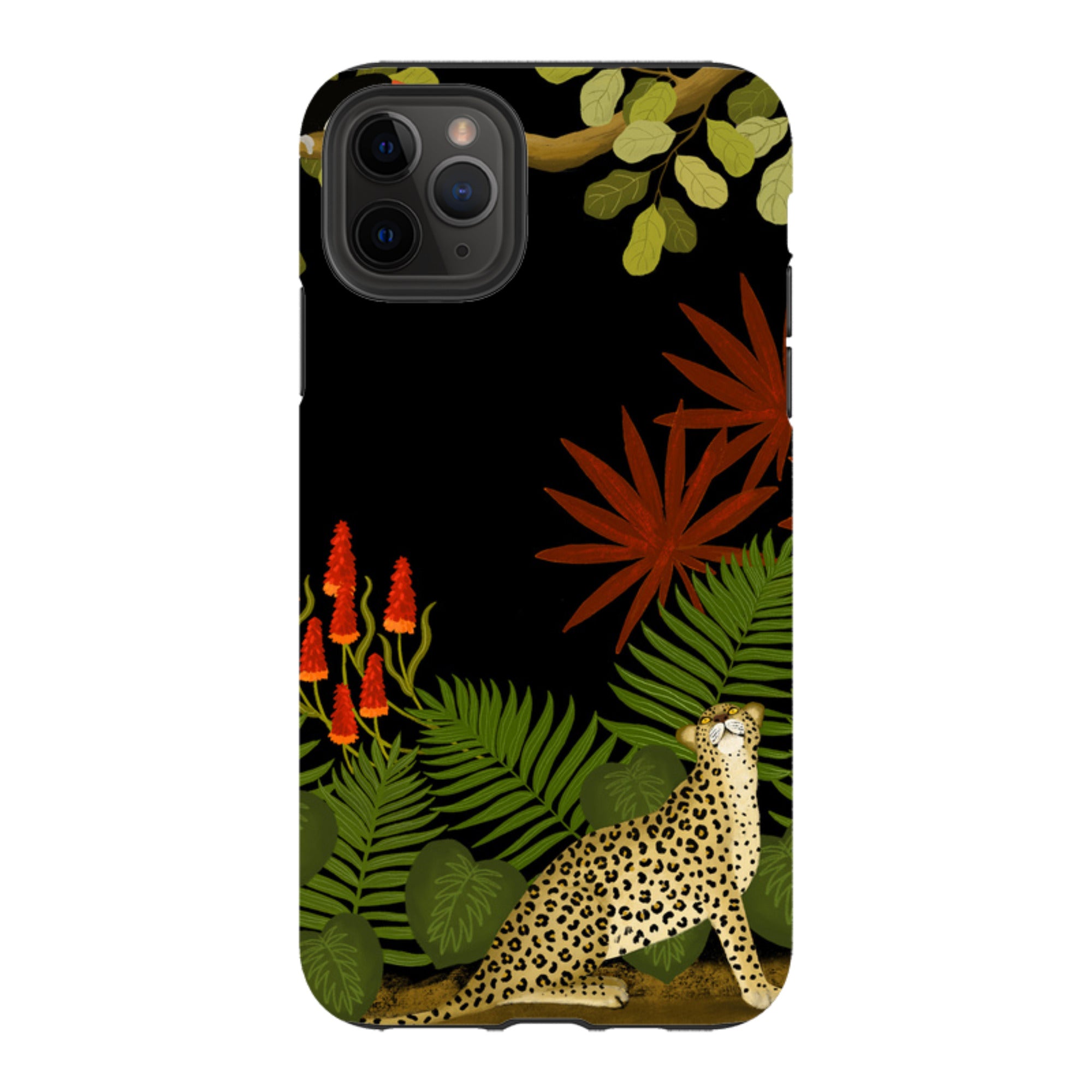 iPhone Tough Case - Toucan Leopard By Bex Parkin