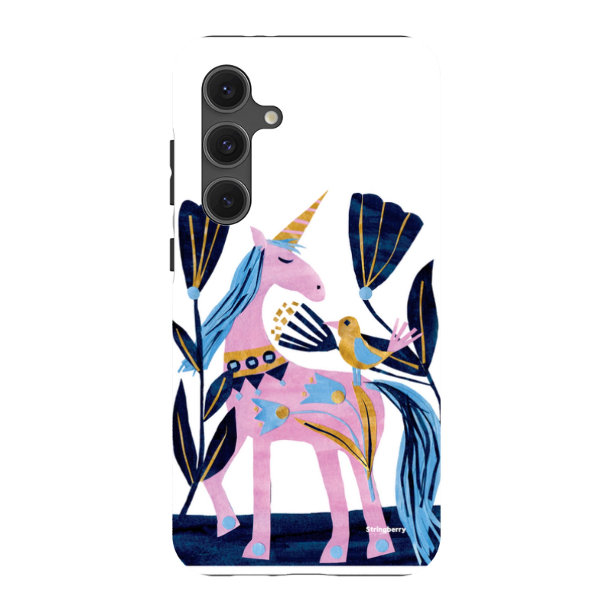 Samsung Tough Case - Lilac Unicorn By Tracey English