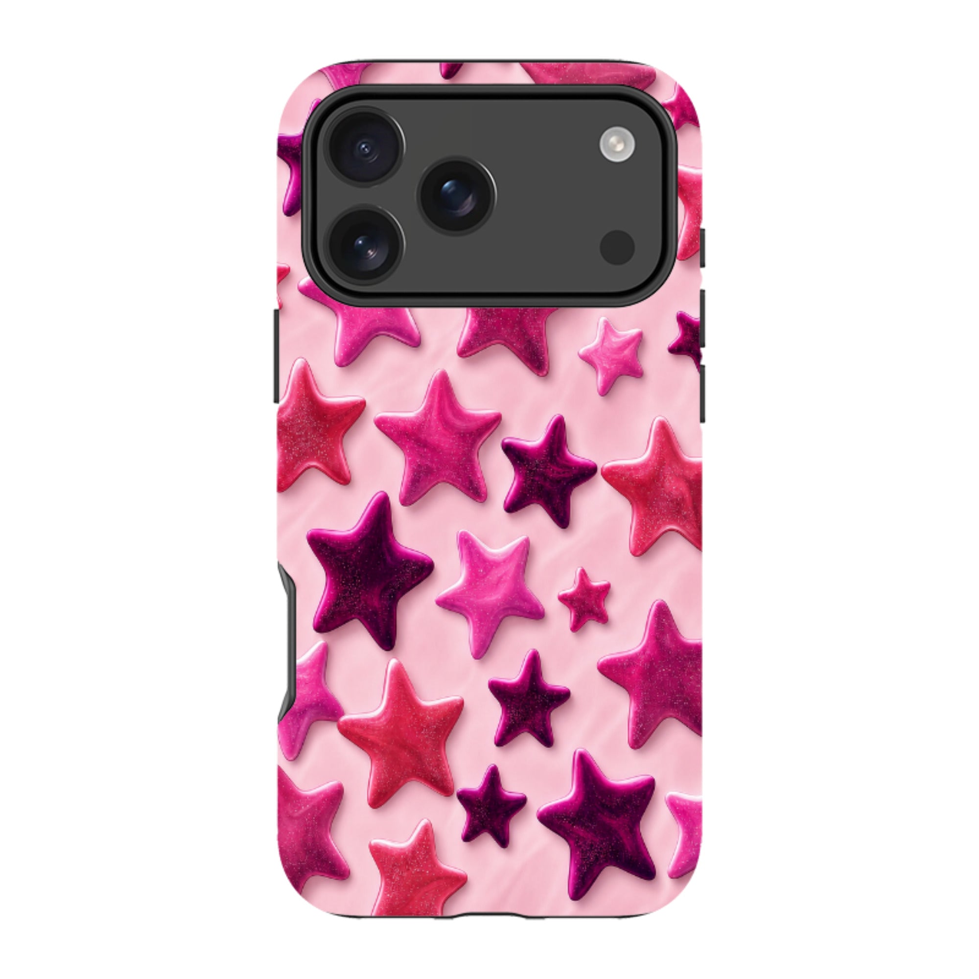 iPhone Tough Case - Fuchsia Star