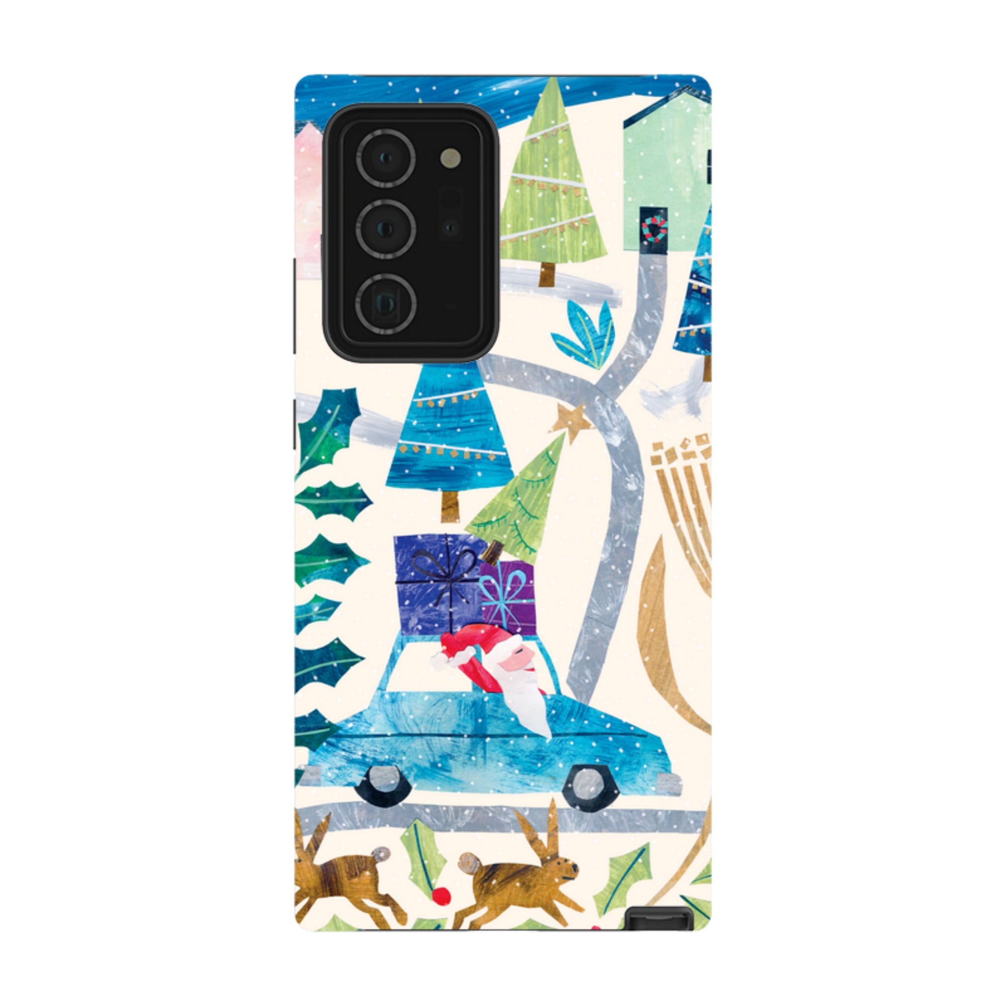 Samsung Tough Case - Santa Driving Home By Tracey English