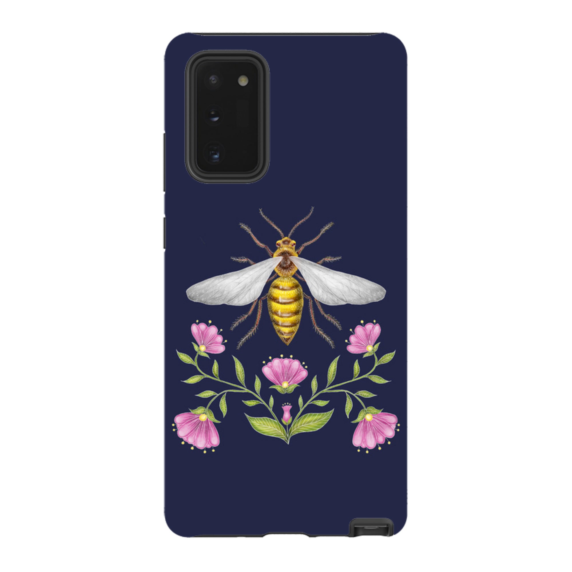Samsung Tough Case - Wings Of Freedom Navy By Catherine Rowe