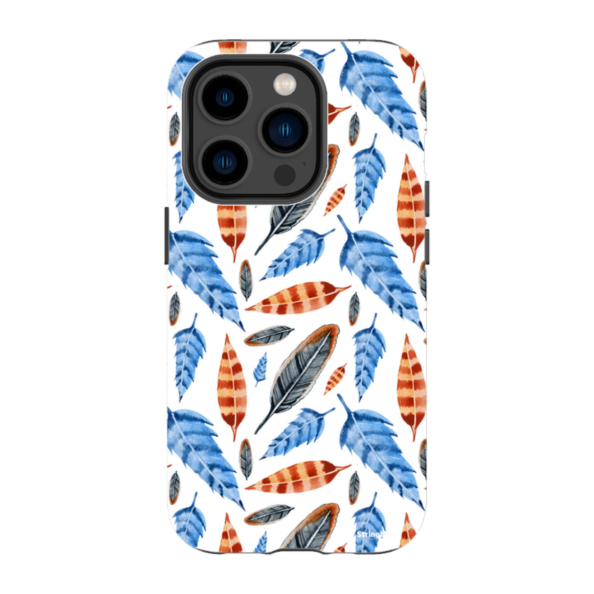 iPhone MagSafe Tough Case - Multi Feathers