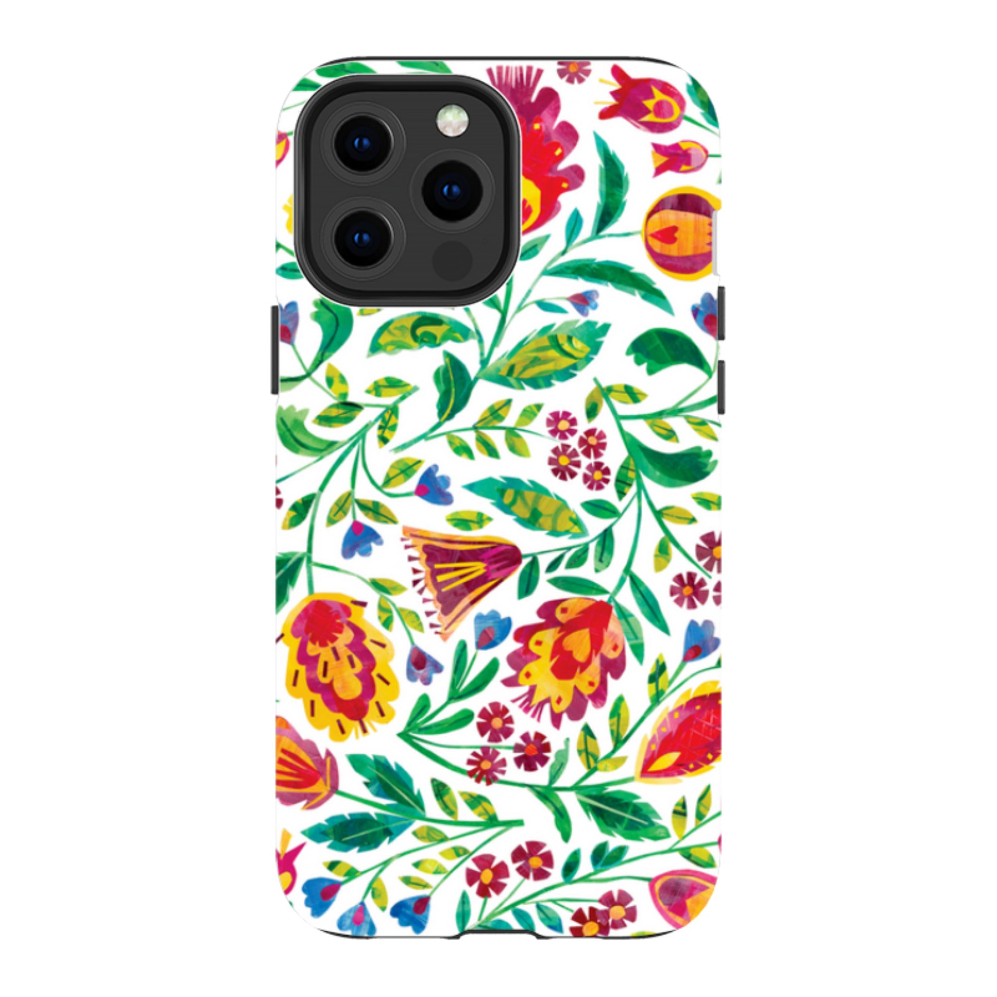 iPhone Tough Case - Folk Pattern By Tracey English