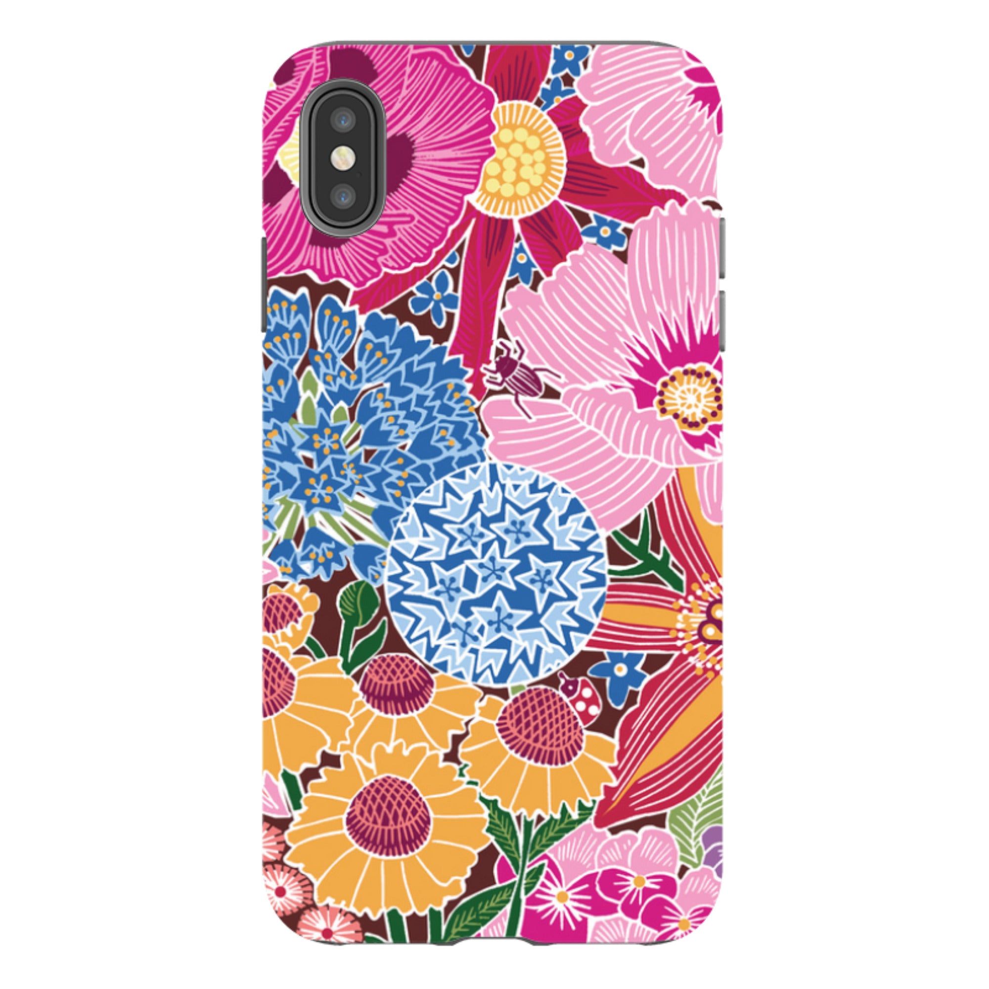 iPhone Tough Case - Jigsaw Floral 2 By Kate Heiss