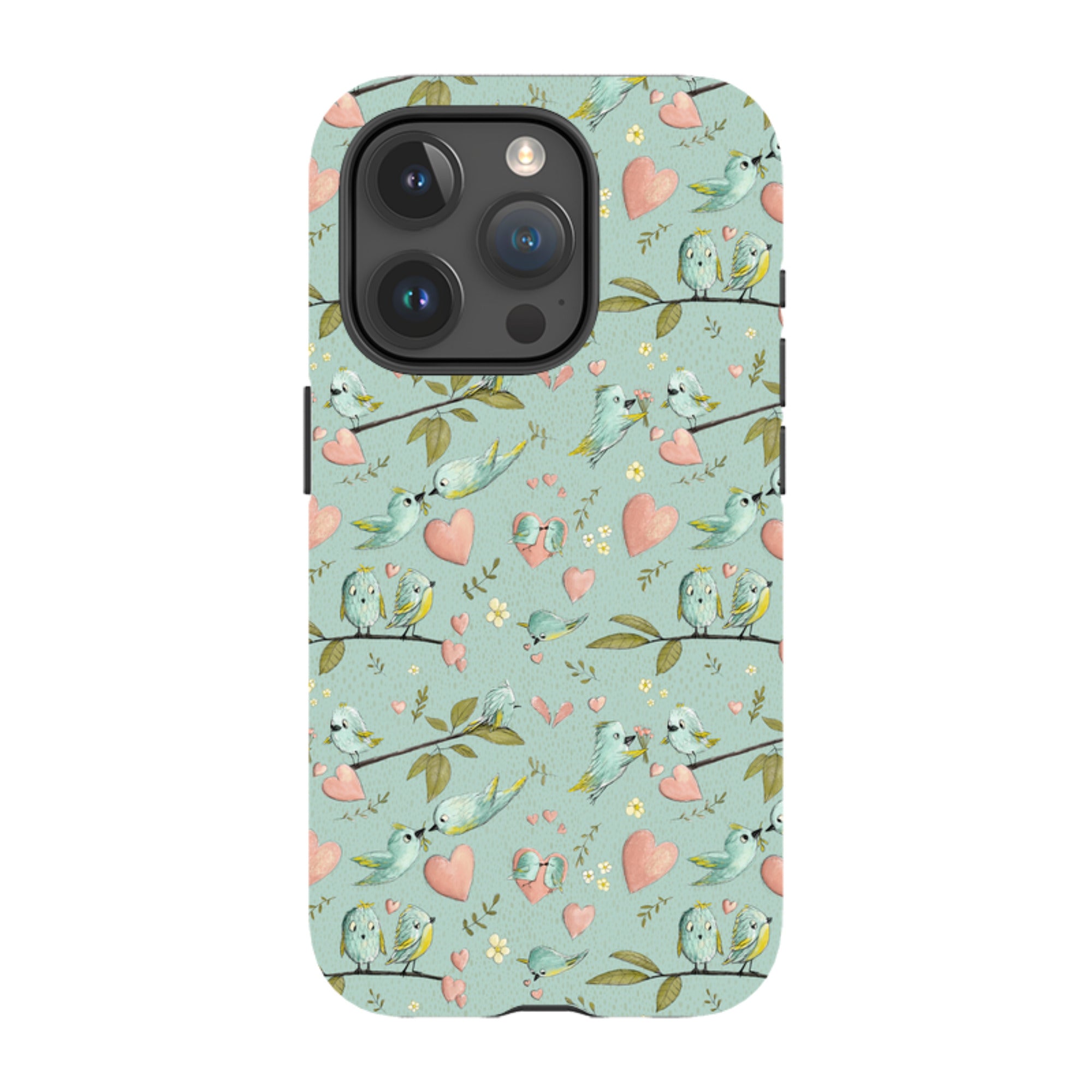 iPhone Tough Case - Love Is In The Air Pattern By Maja Lindberg