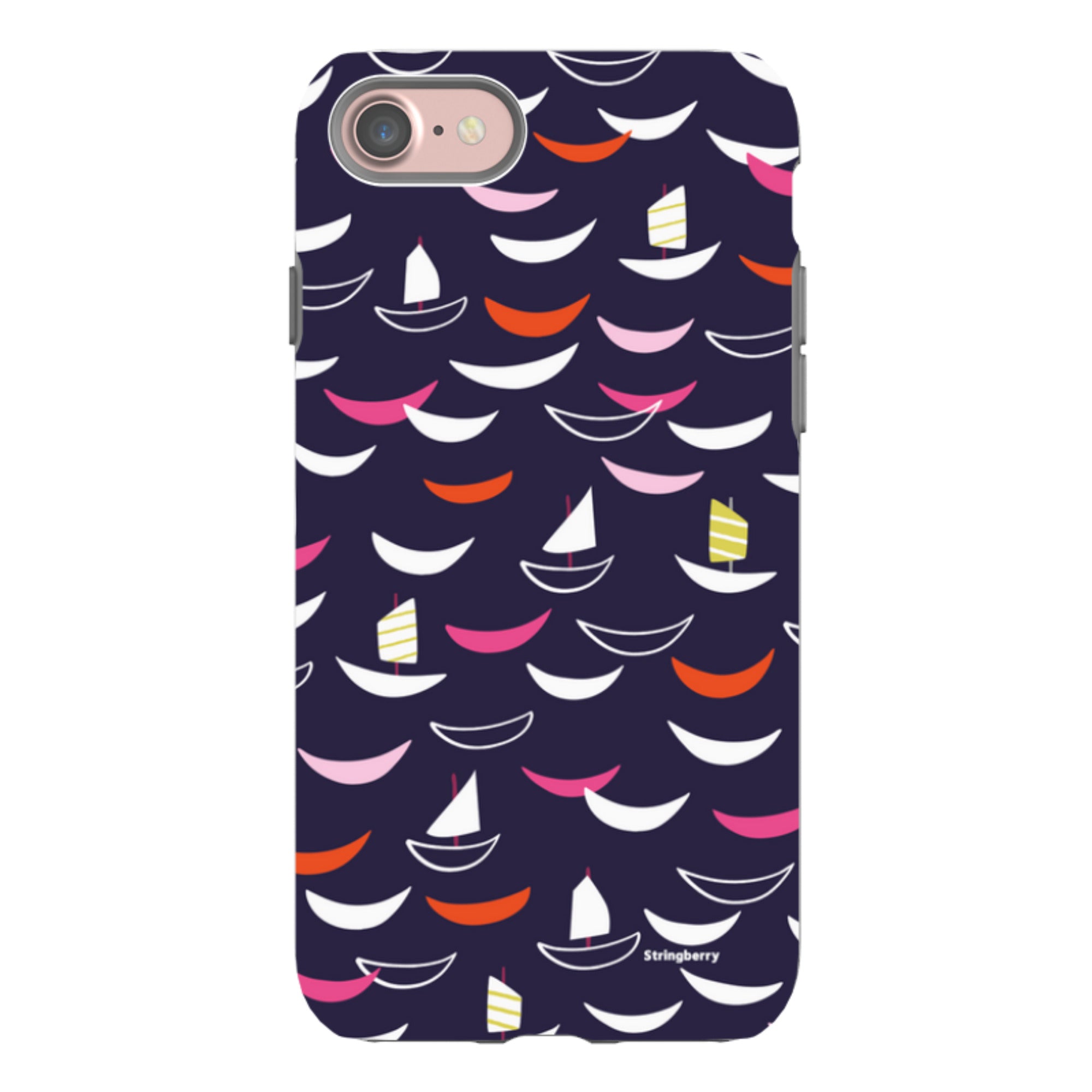 iPhone Tough Case - Little Boats By Ali Brookes