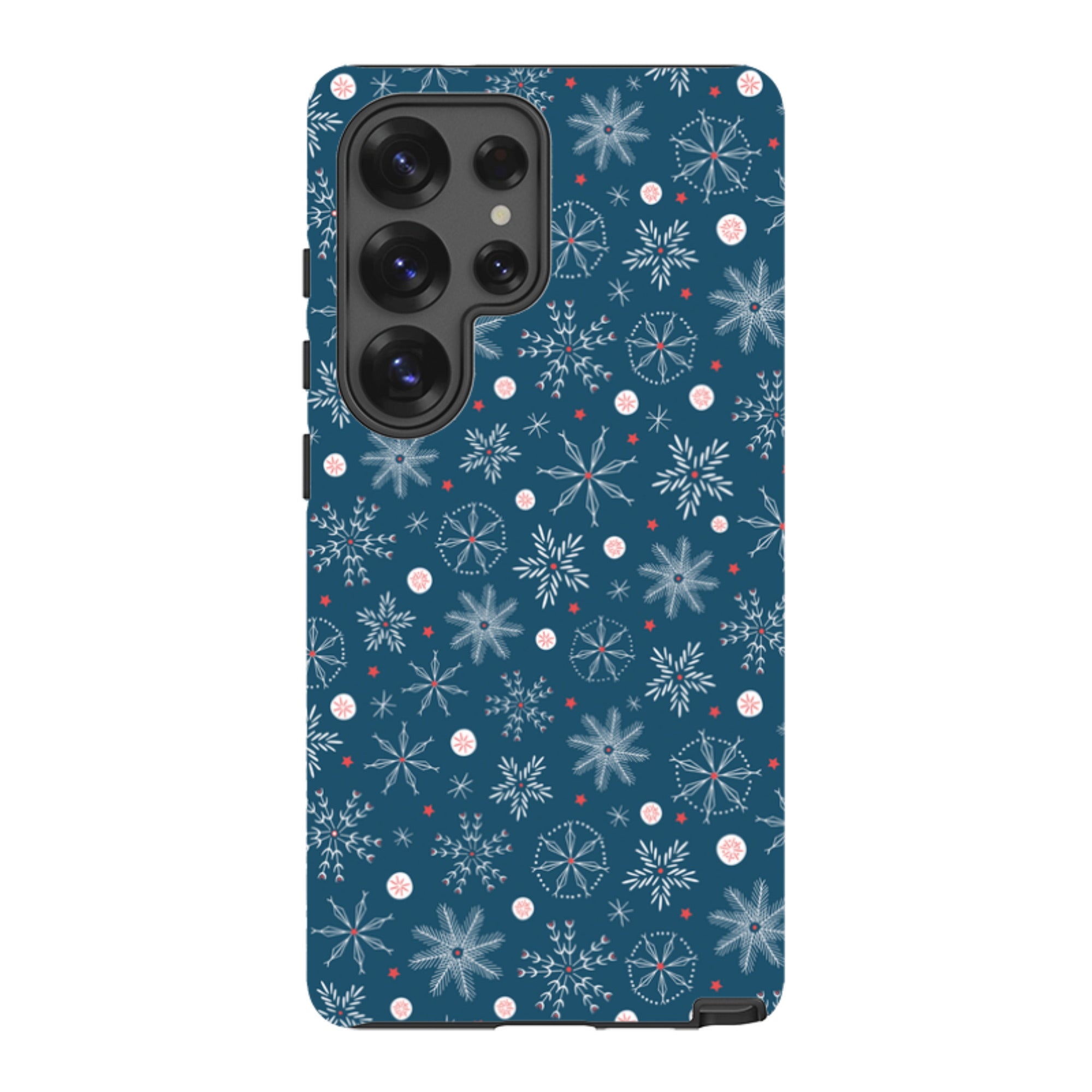Samsung Tough Case - Christmas Snowflakes By Ali Brookes