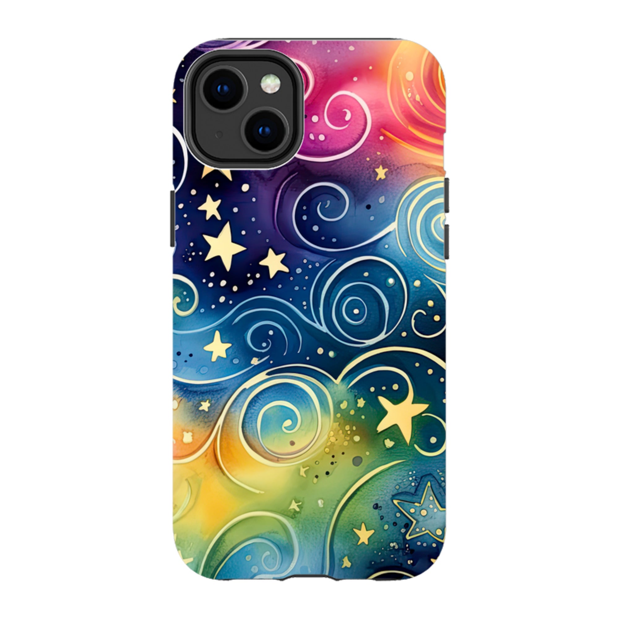 iPhone MagSafe Tough Case - Rainbow Stars