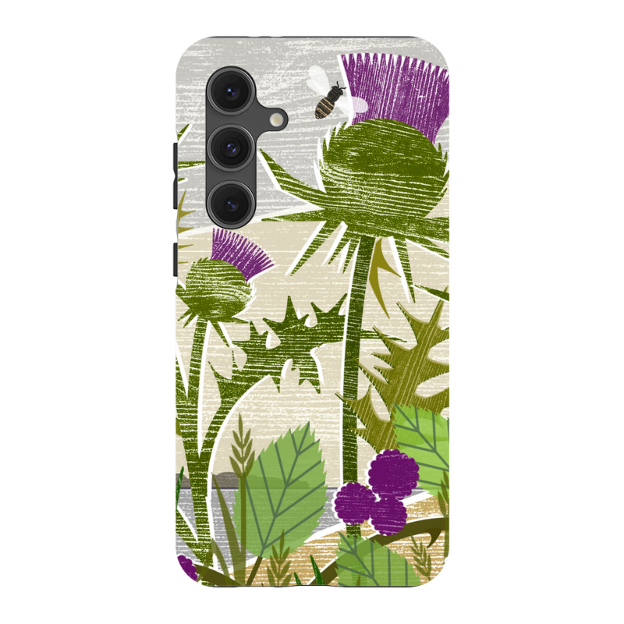 Samsung Tough Case - Purple Thistle By Liane Payne