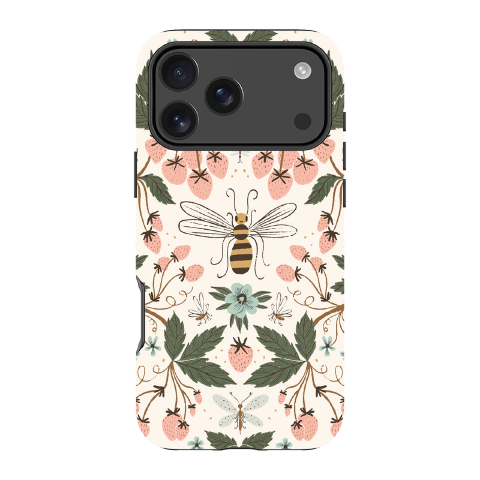 iPhone MagSafe Tough Case - Bugs and Berries By Meghann Rader