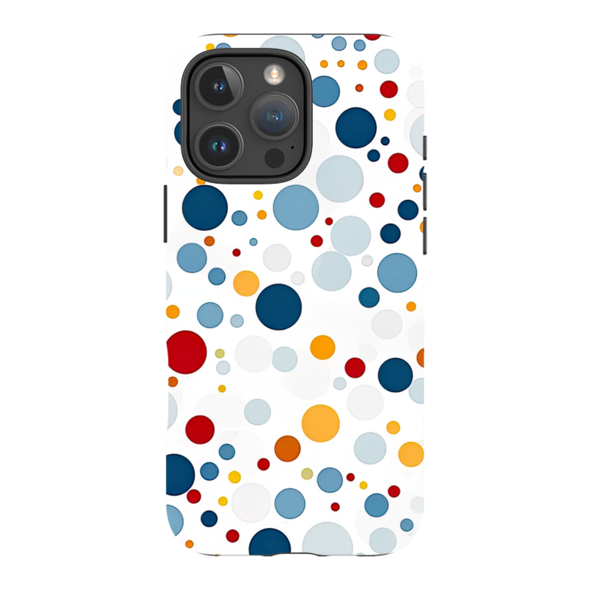 iPhone MagSafe Tough Case - Space Polka Dots