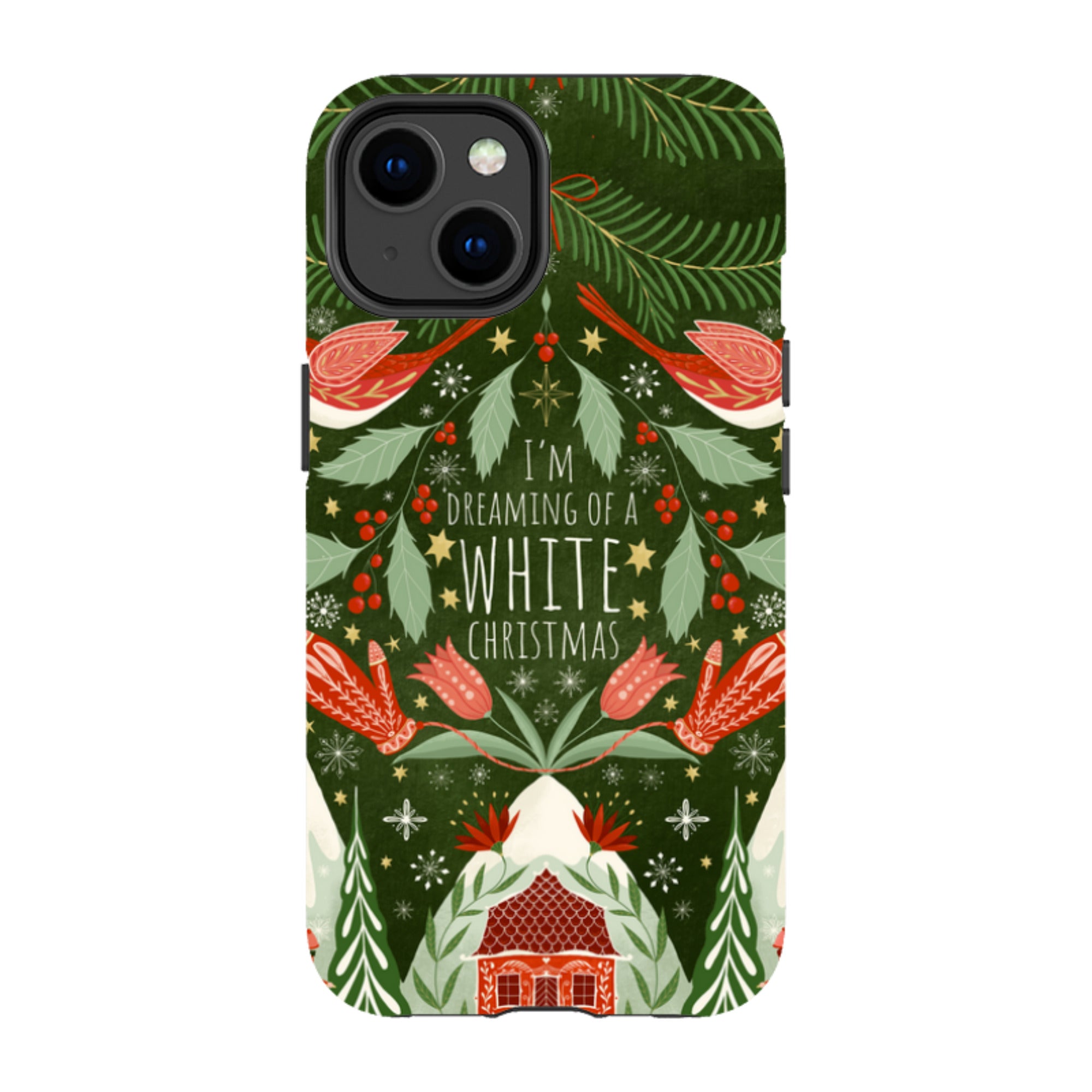 iPhone Tough Case - I'm Dreaming Of a White Christmas By Maja Lindberg