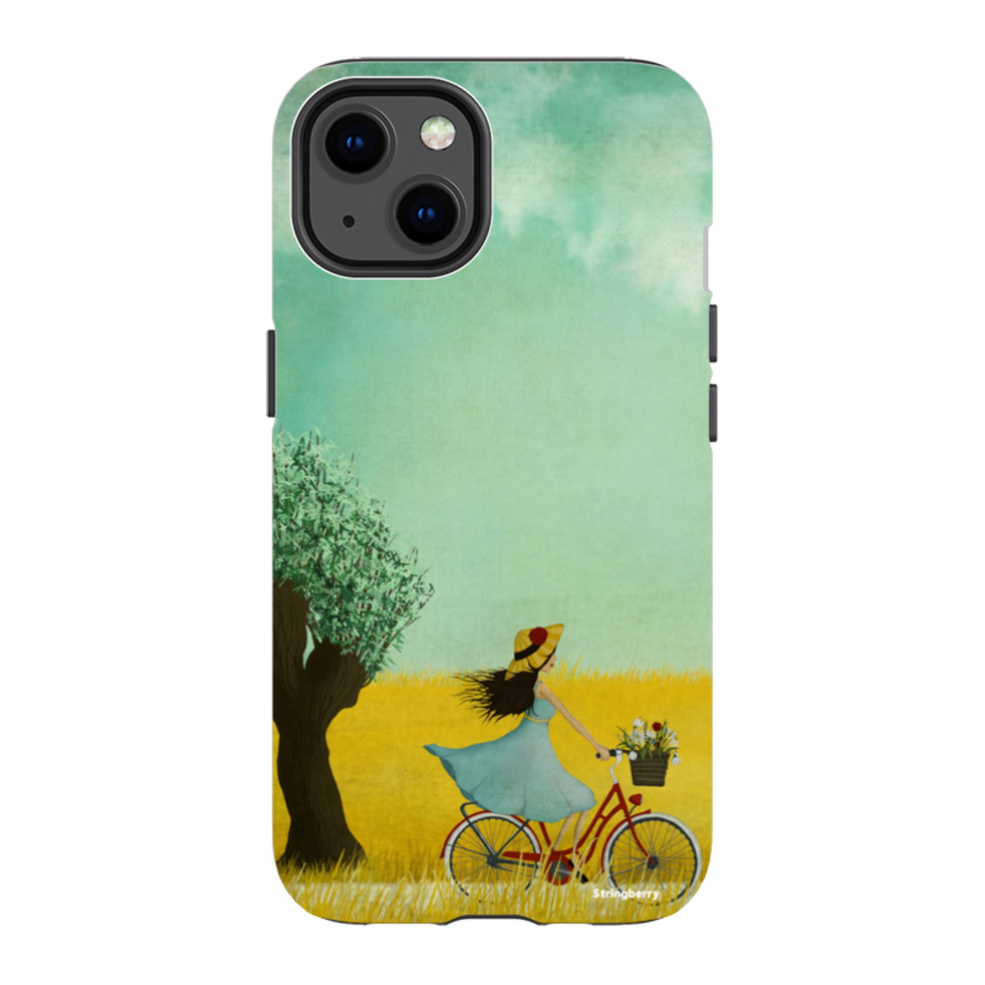 iPhone Tough Case - Bike Ride By Maja Lindberg