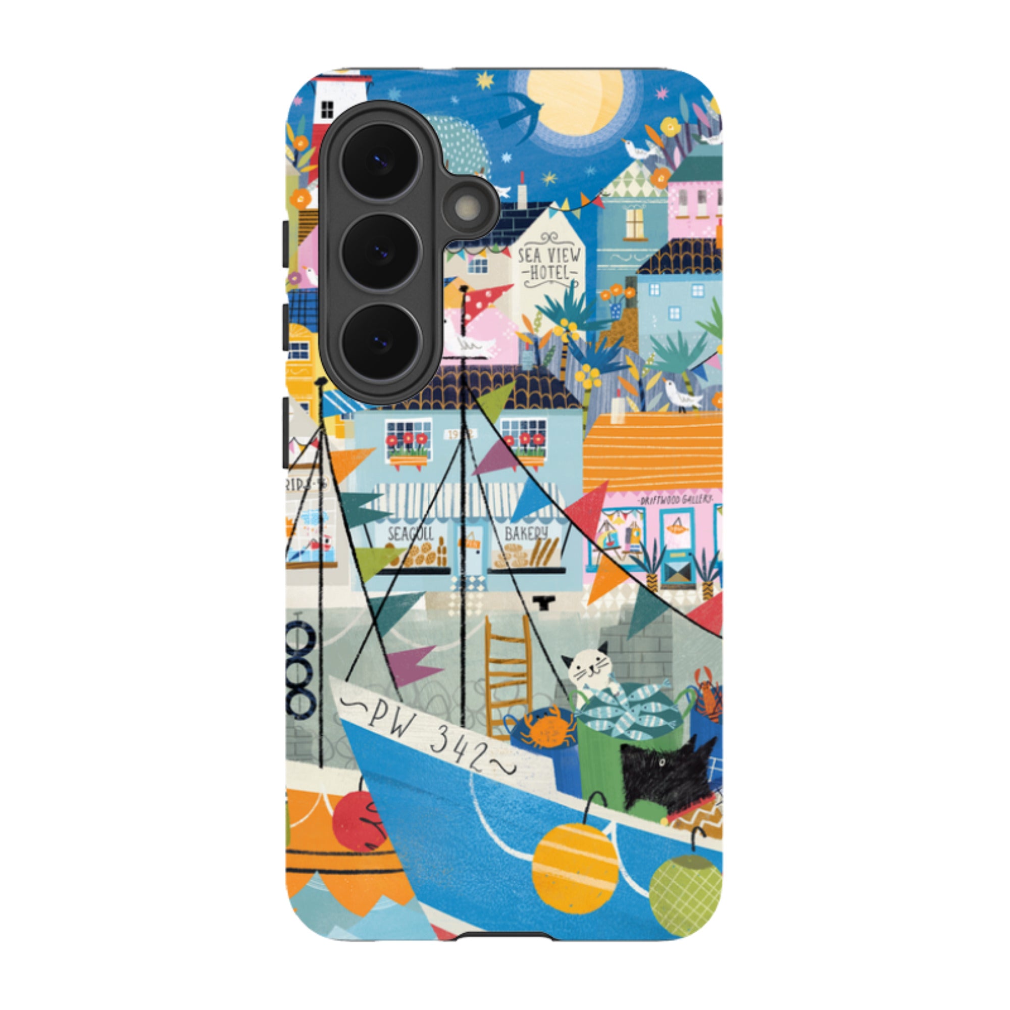 Samsung Tough  Case - Night Harbour 1 By Ali Brookes