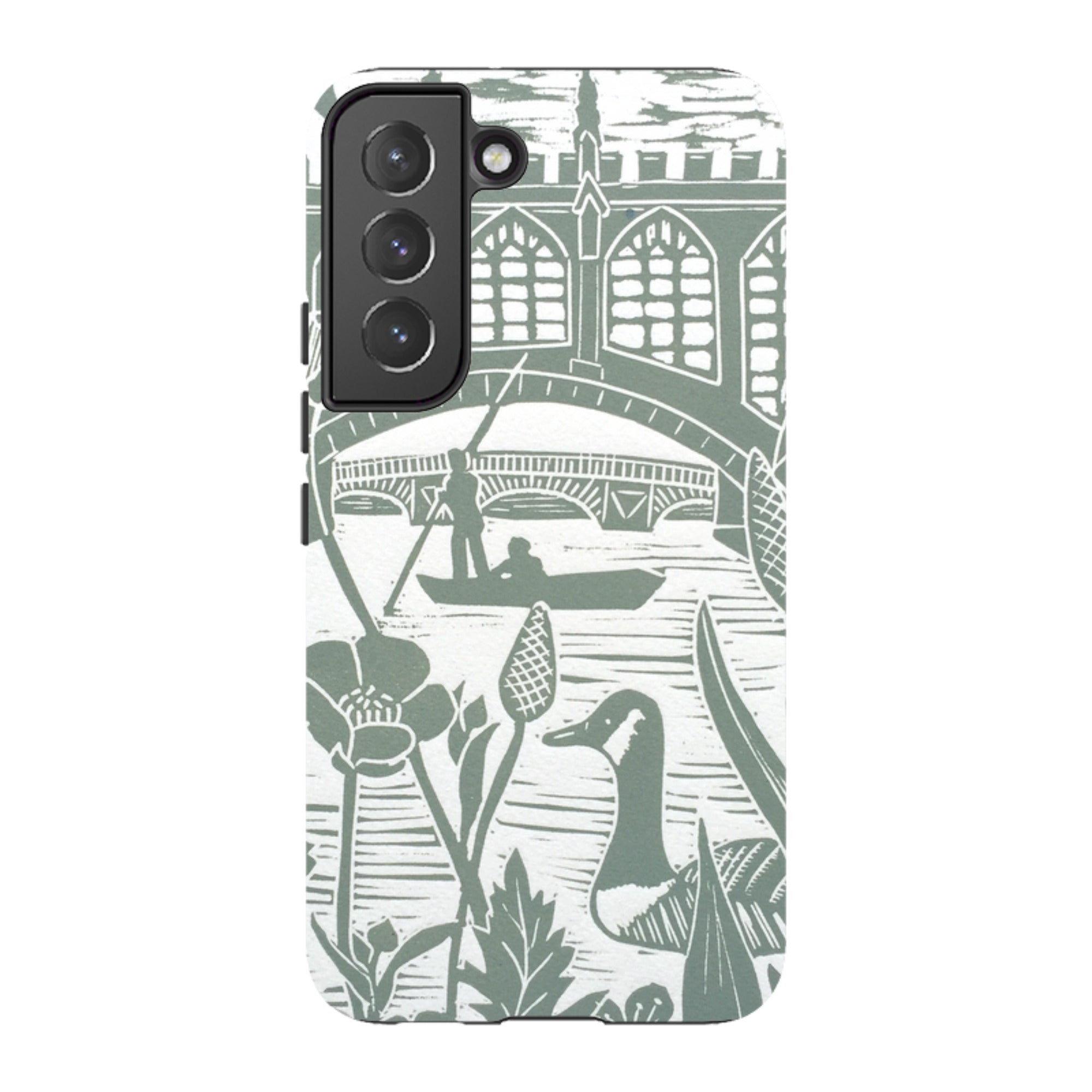 Samsung Tough Case - Punting At Cambridge By Kate Heiss