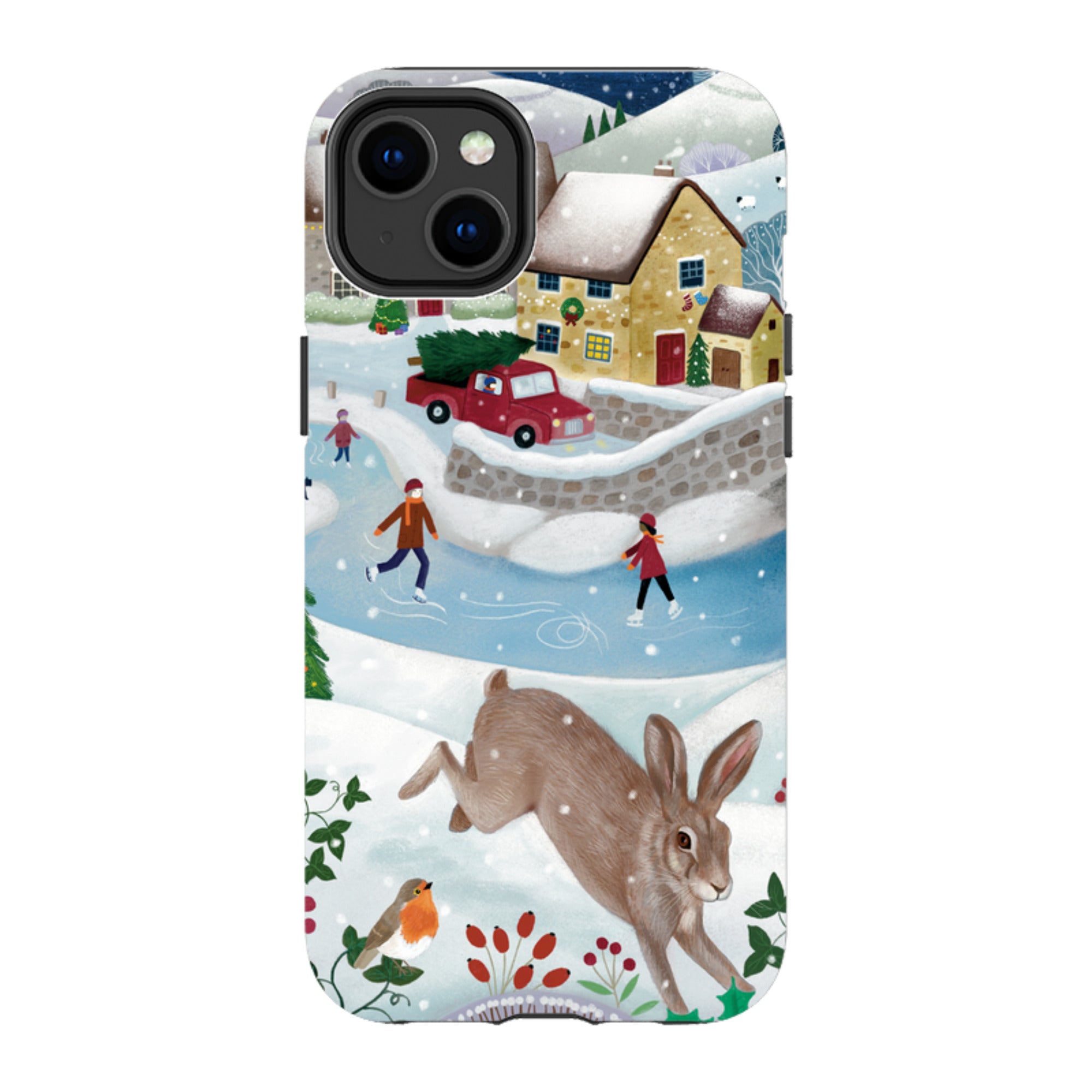 iPhone Tough Case - Advent Rabbit By Bex Parkin