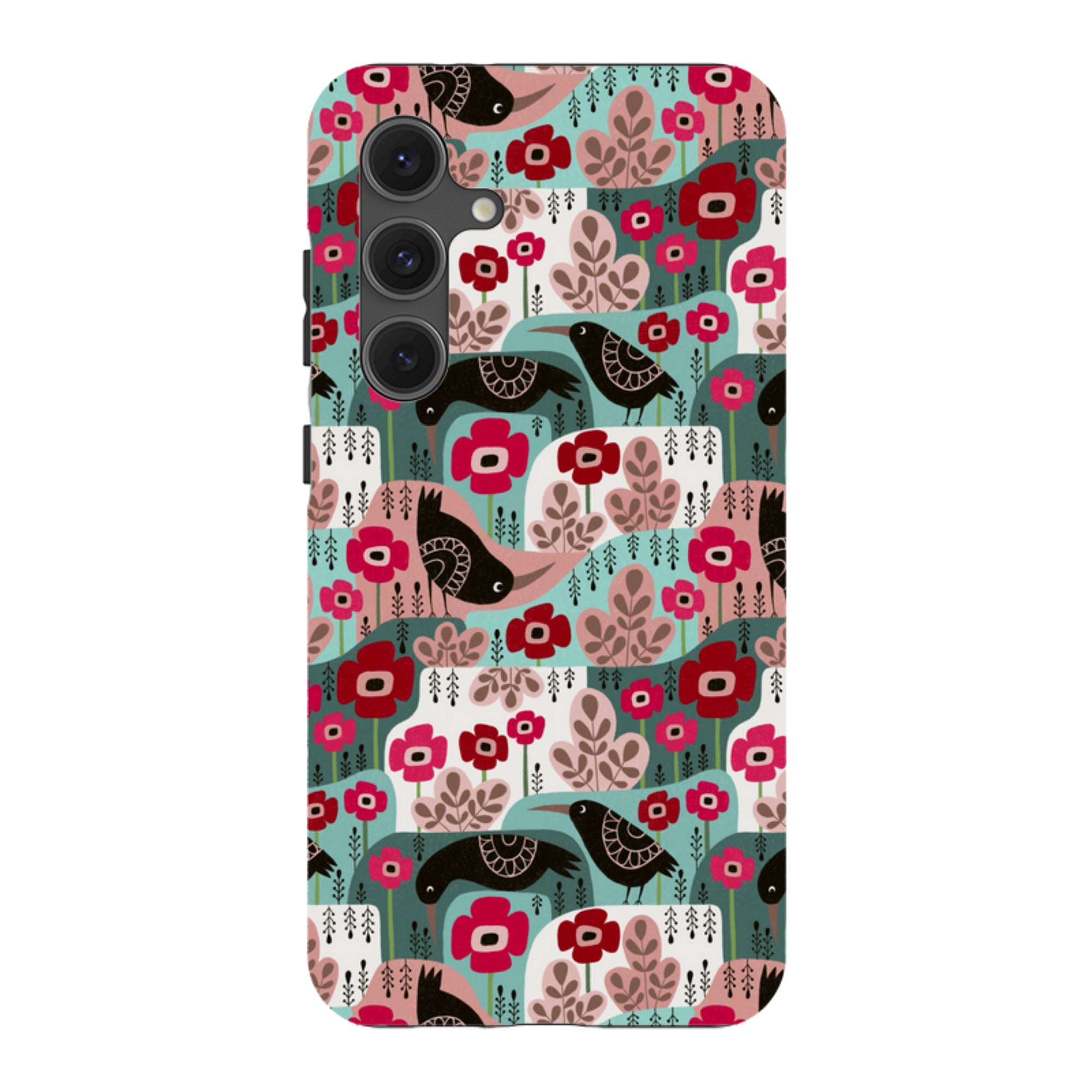 Samsung Tough Case - Poppies And Crow By Suzy Taylor